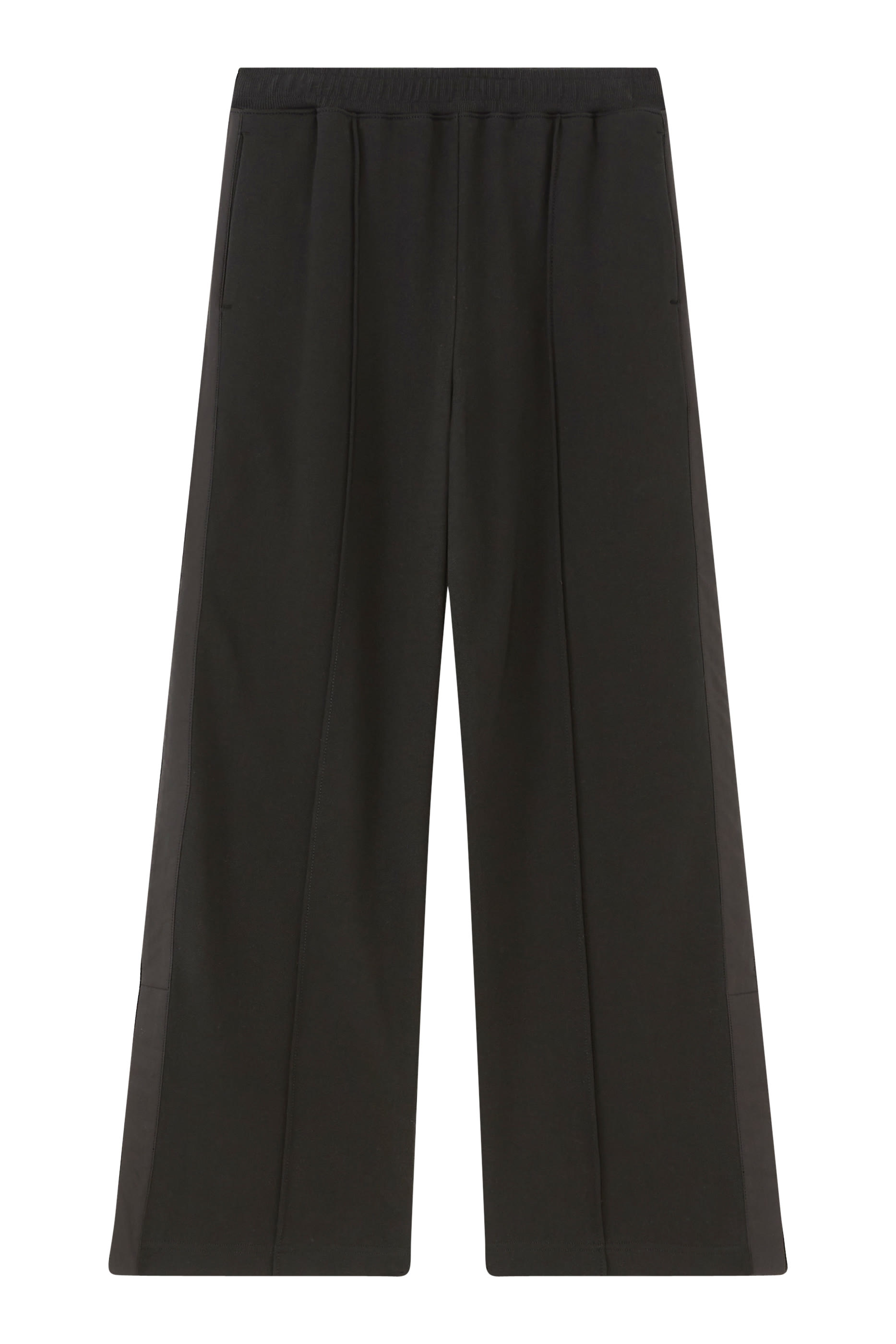 Wide-Leg Sweatpants With Side Vent