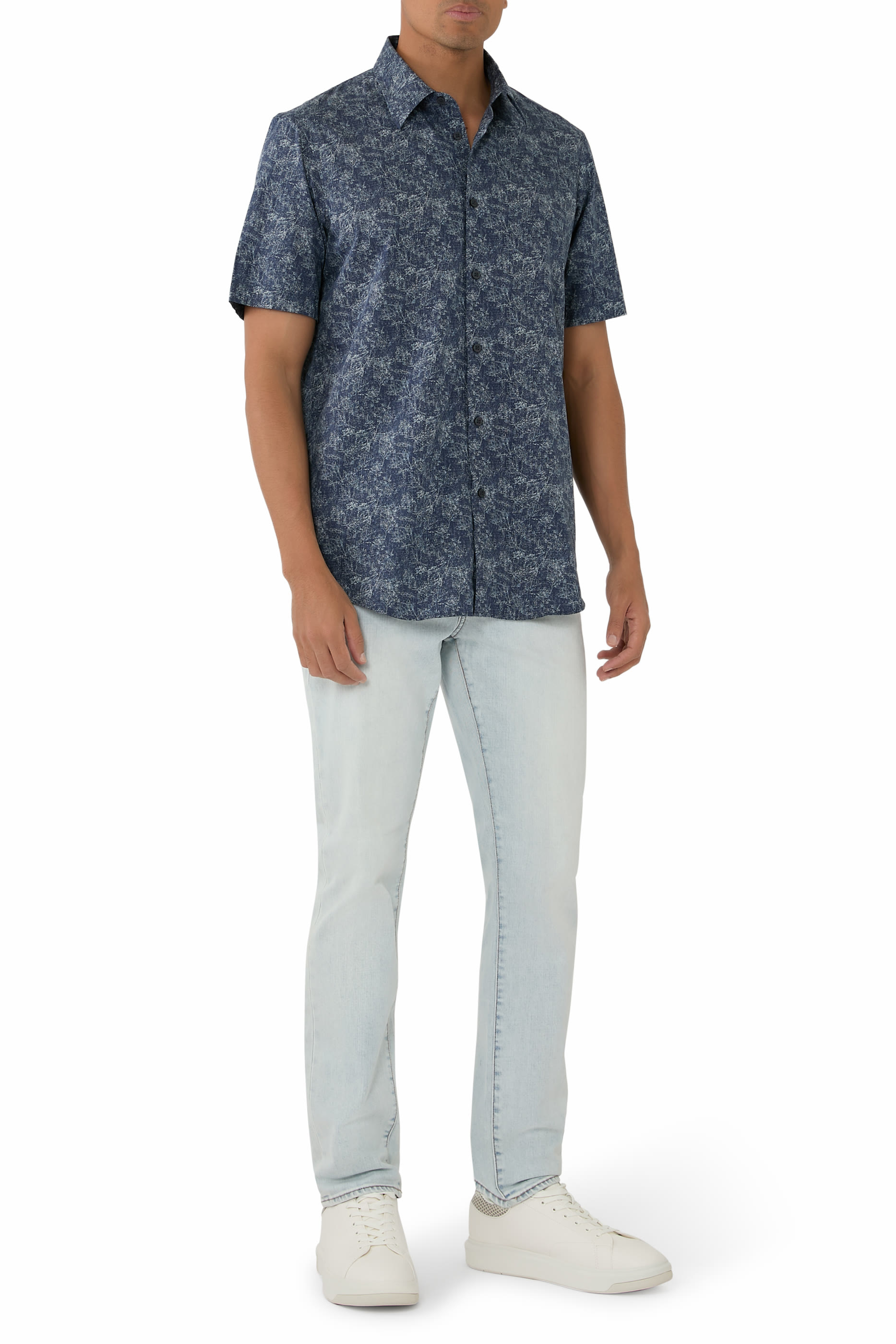 One Block Up Slim Denim Pants