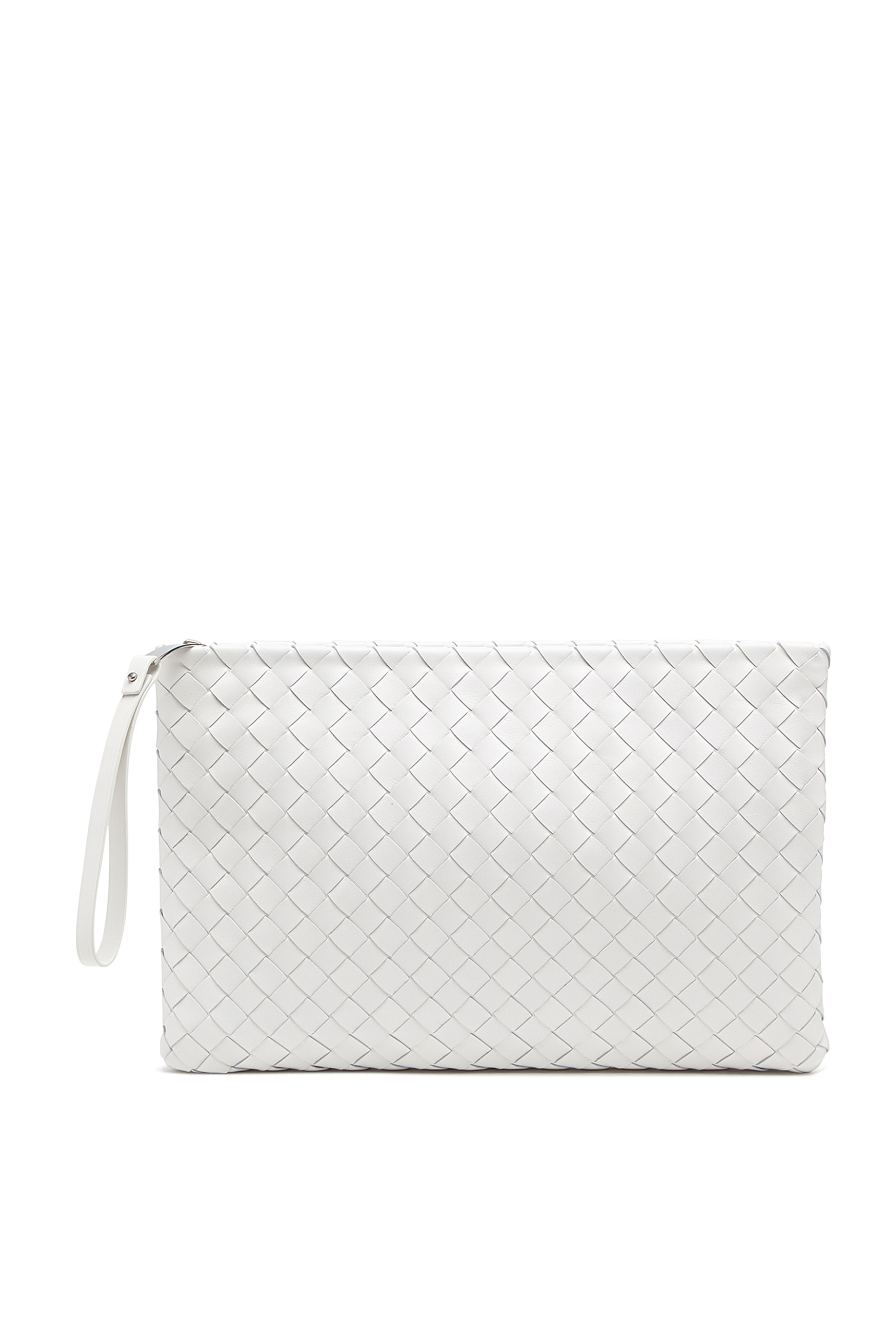 Intrecciato Leather Pouch