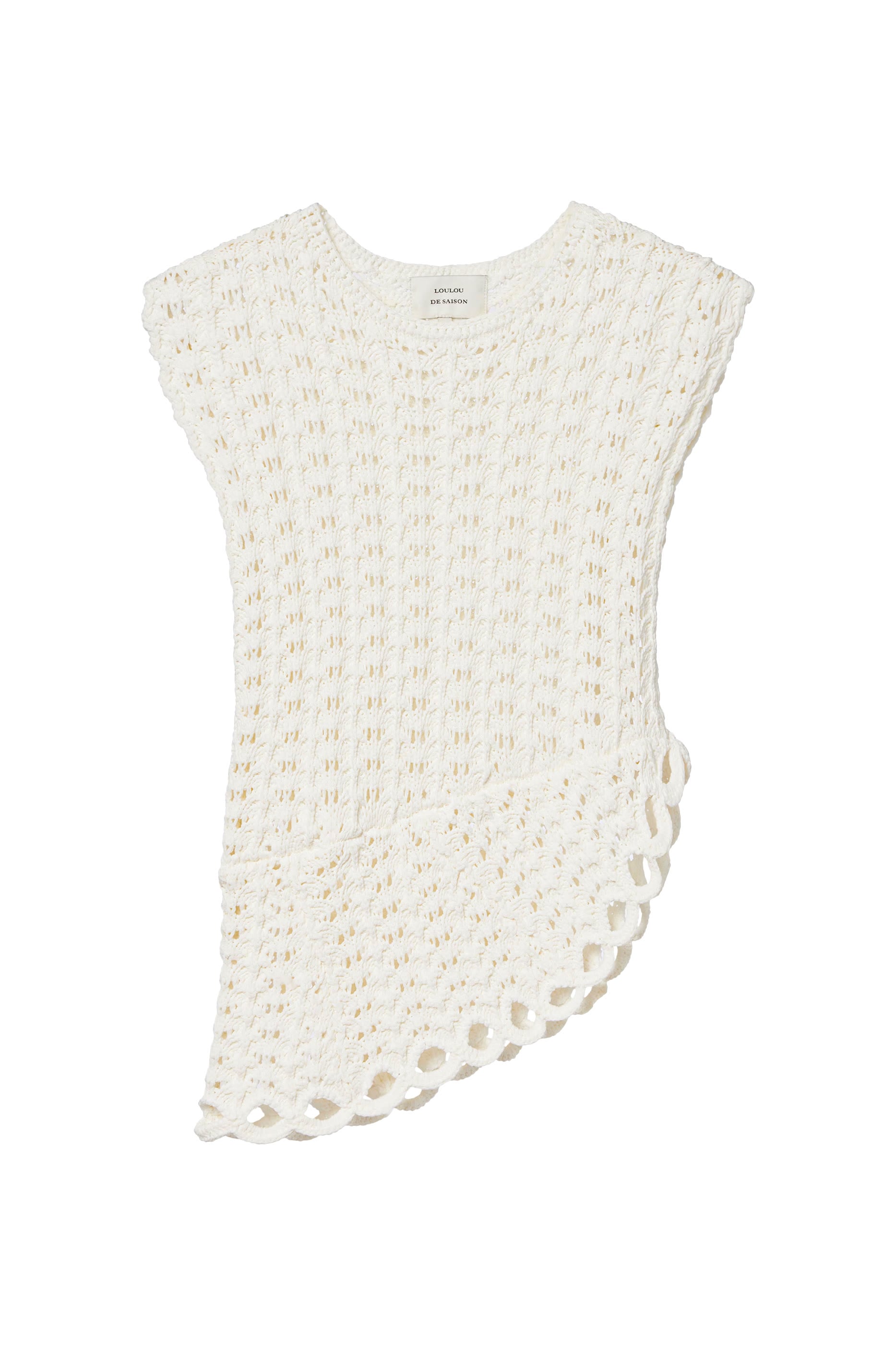 Saez Asymmetric Sleeveless Top