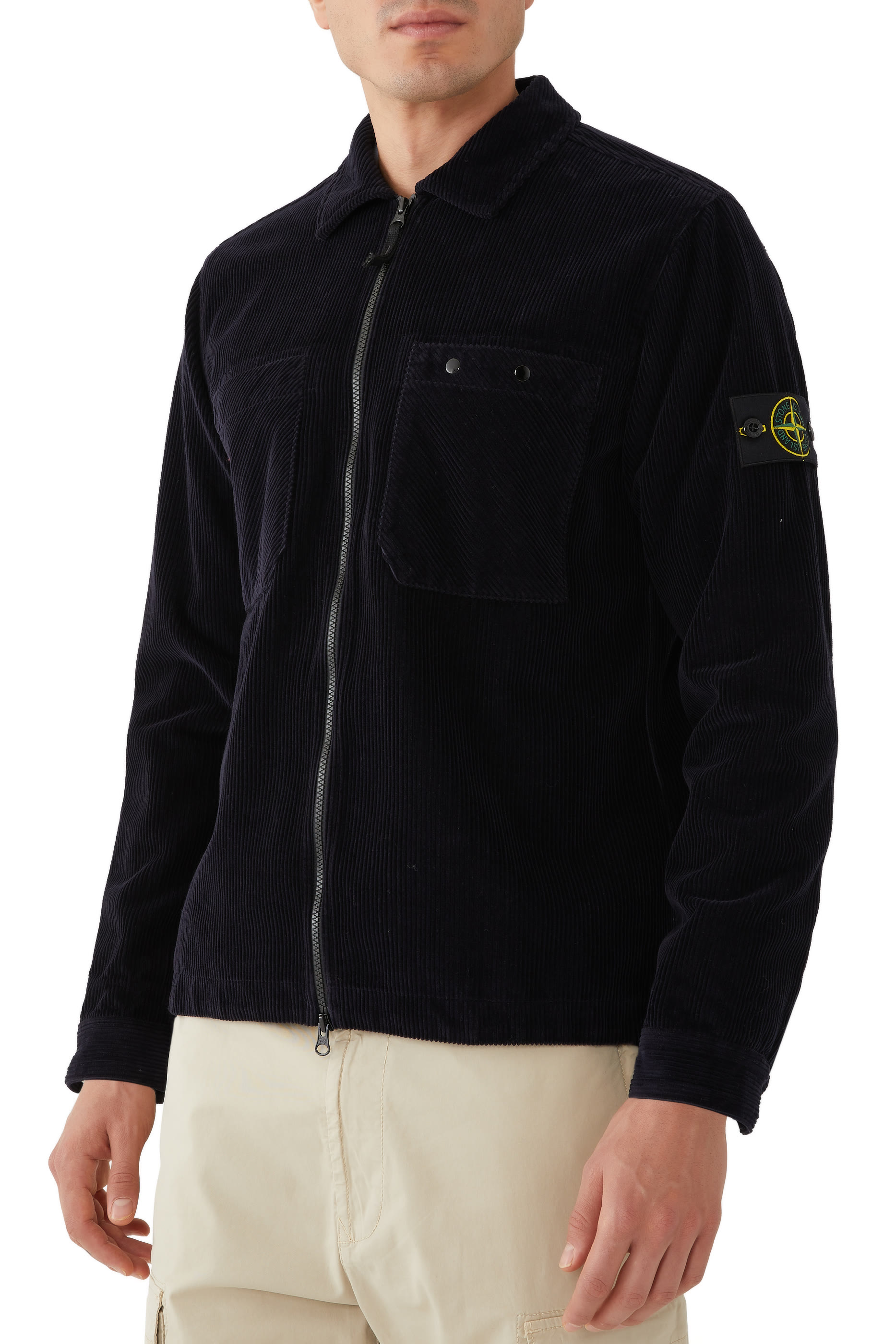 Compass-Badge Overshirt