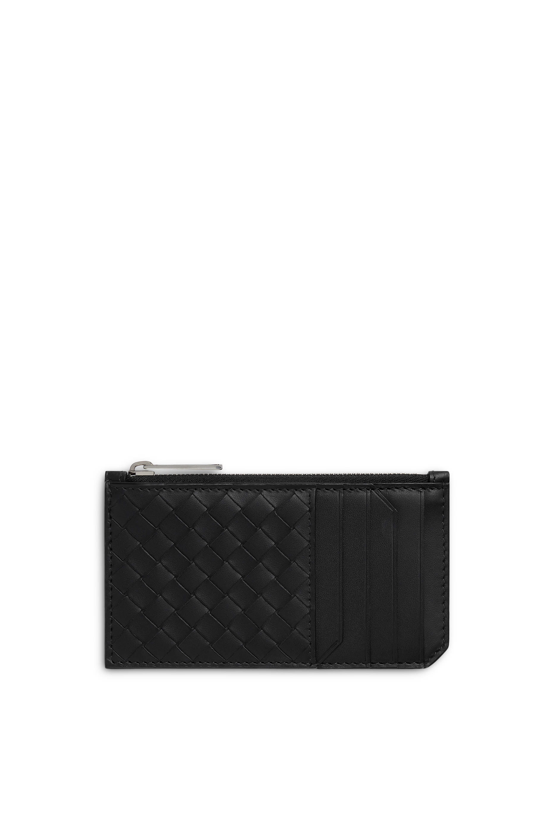 Intrecciato Zipped Card Case