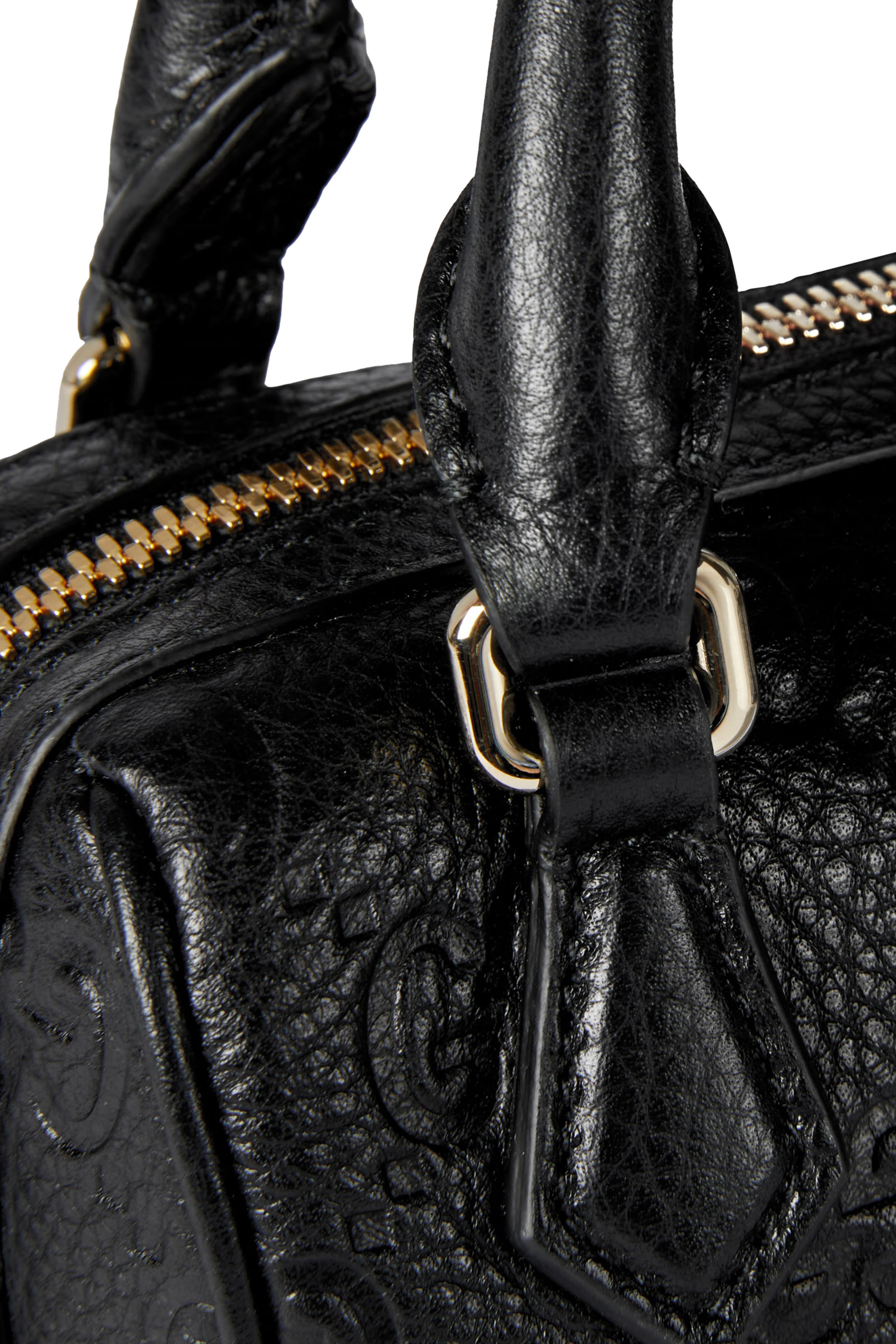 GG Emblem Super Mini Top Handle Bag