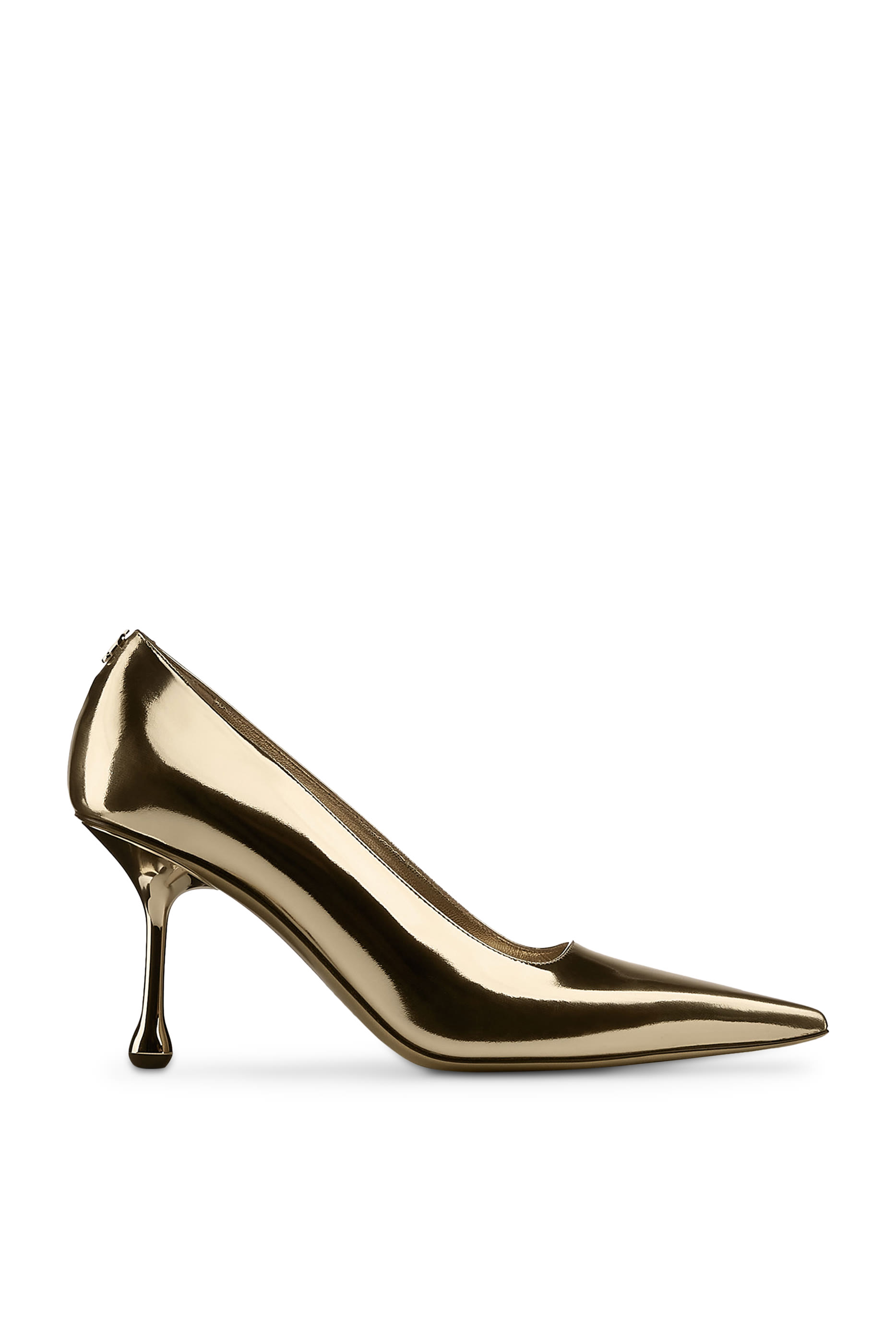 Ixia 80 Mirrored Leather Pumps