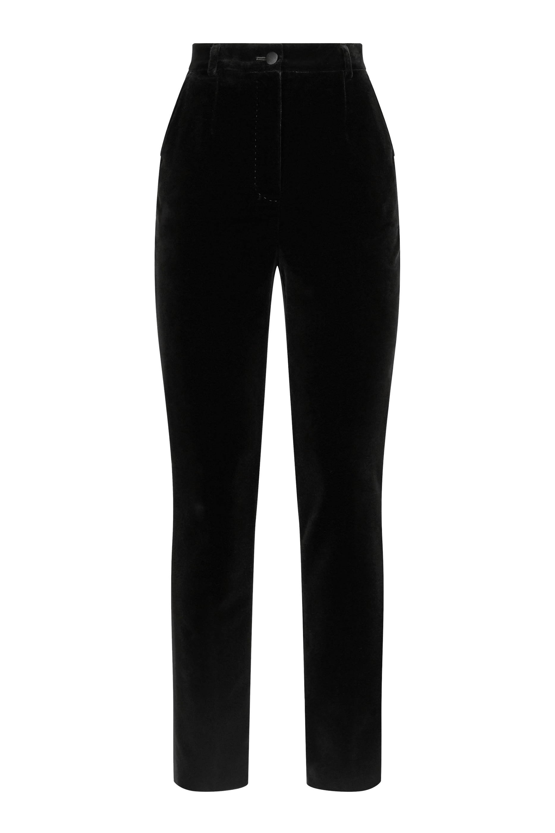 Tailored Velvet Tuxedo Pants