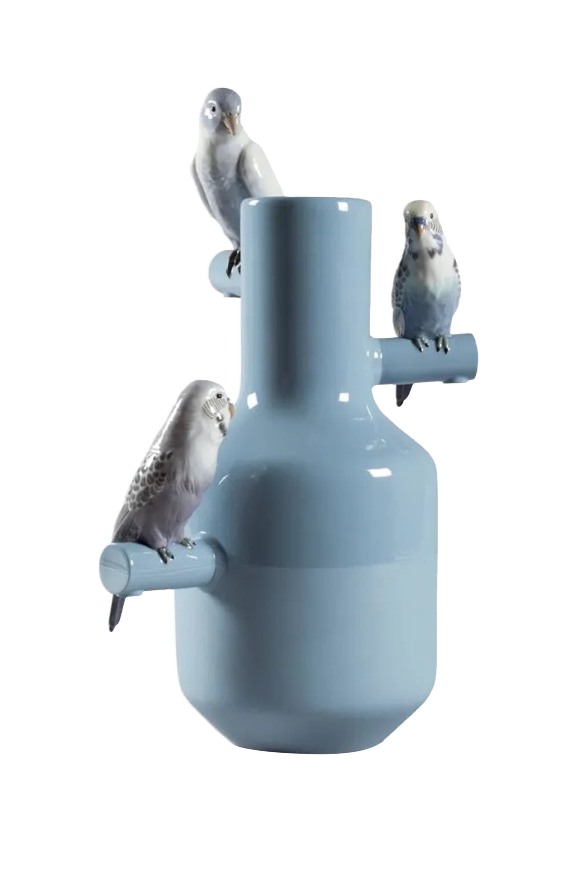 Parrot Parade Vase