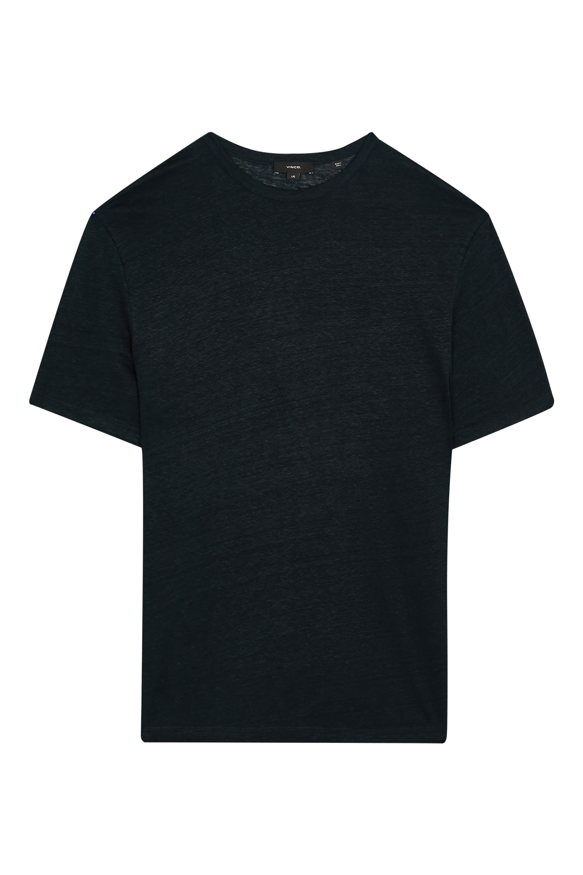 Linen Crew Neck T-Shirt