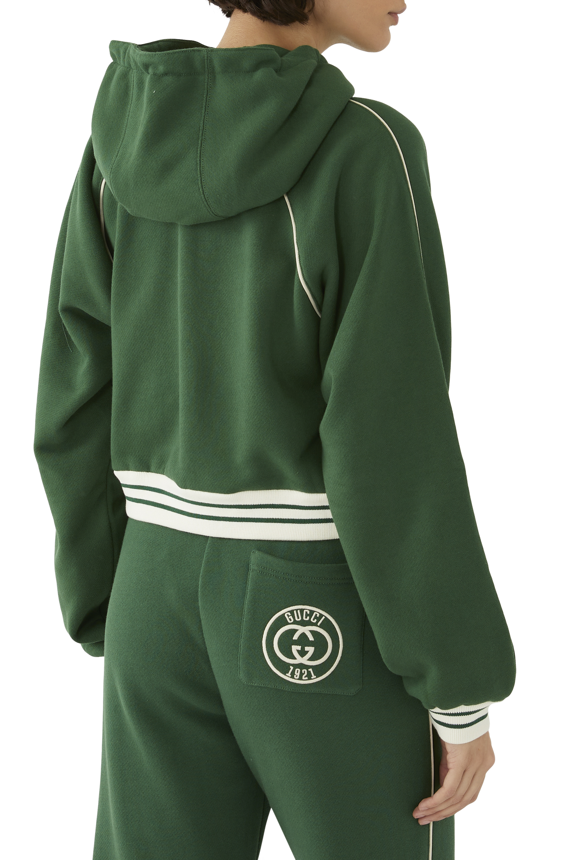 Cotton Jersey Hooded Sweatshirt