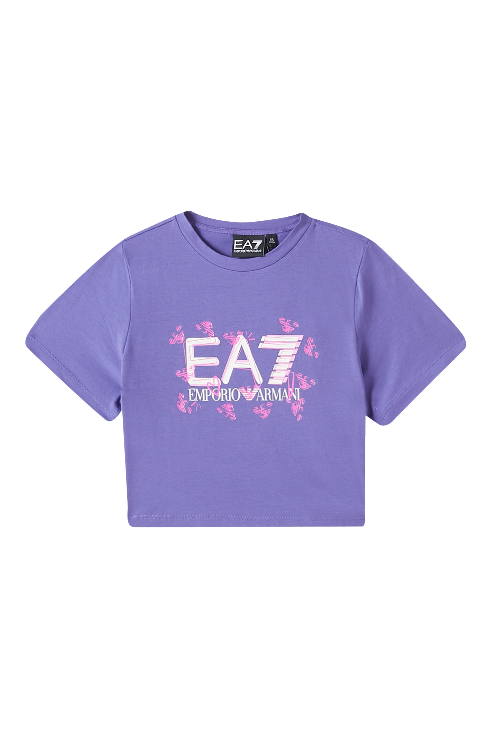 Kids EA7 Logo T-Shirt