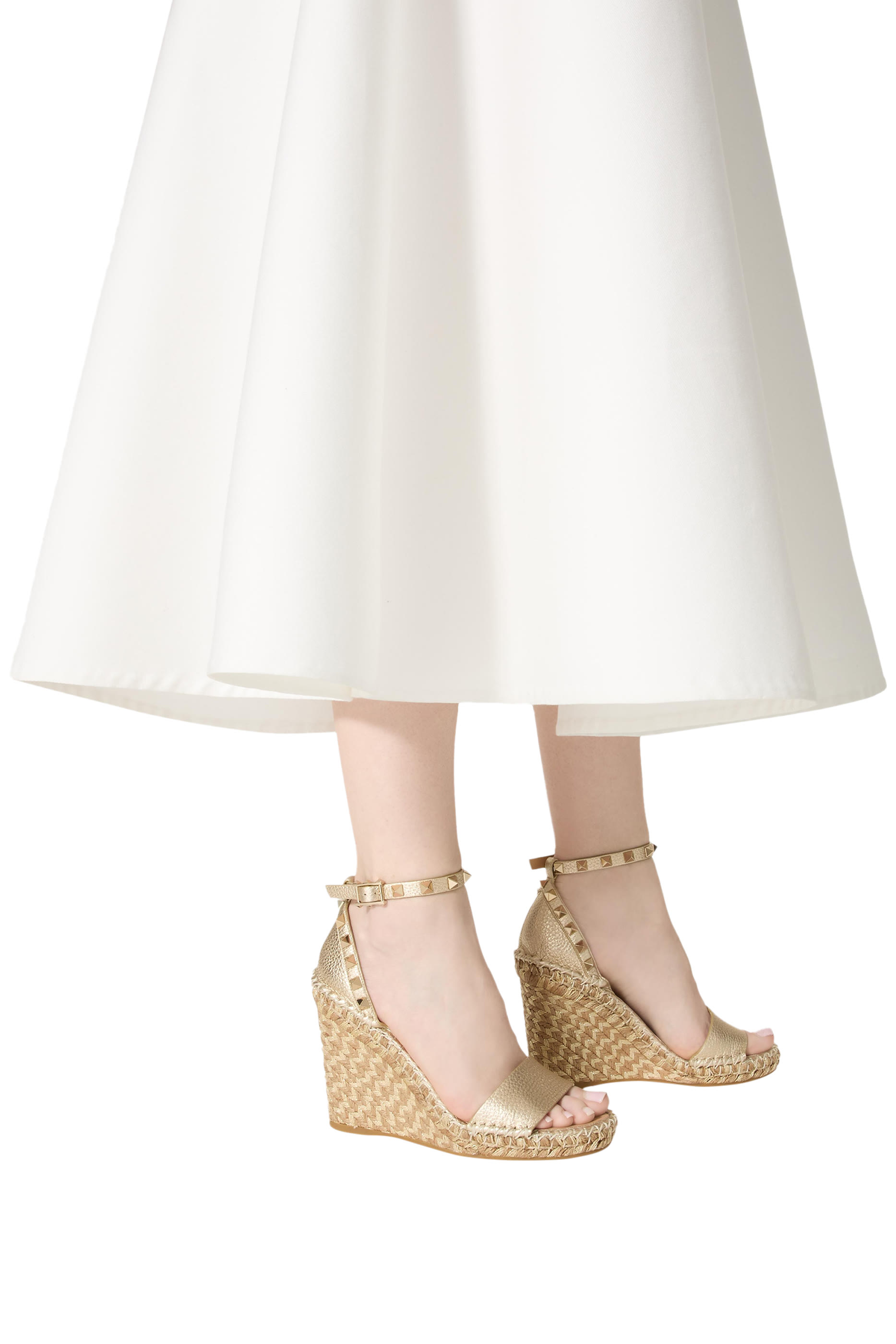 Rockstud 105 Double Wedge Sandals