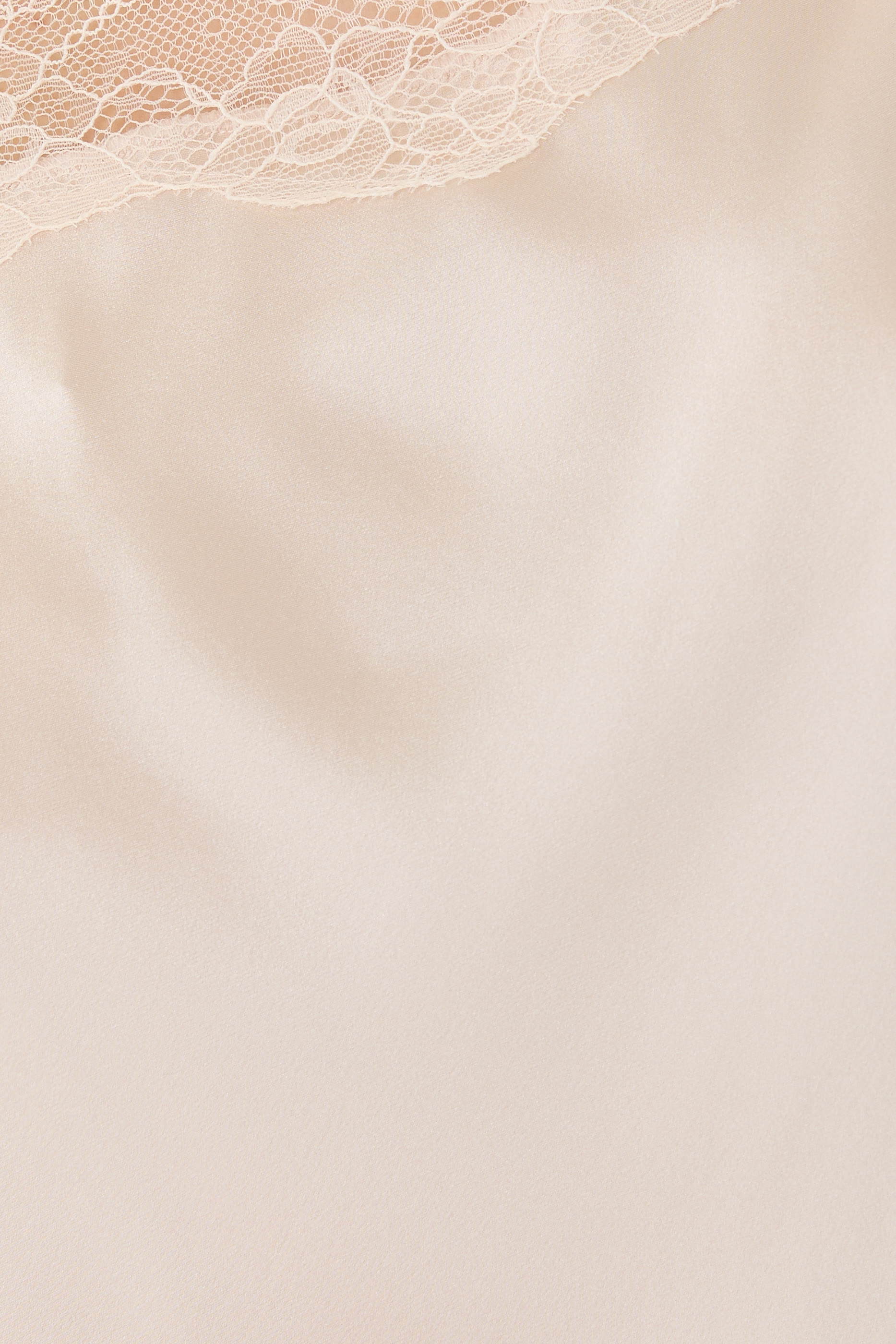 Silk Lace Square Neck Cami Nightdress 