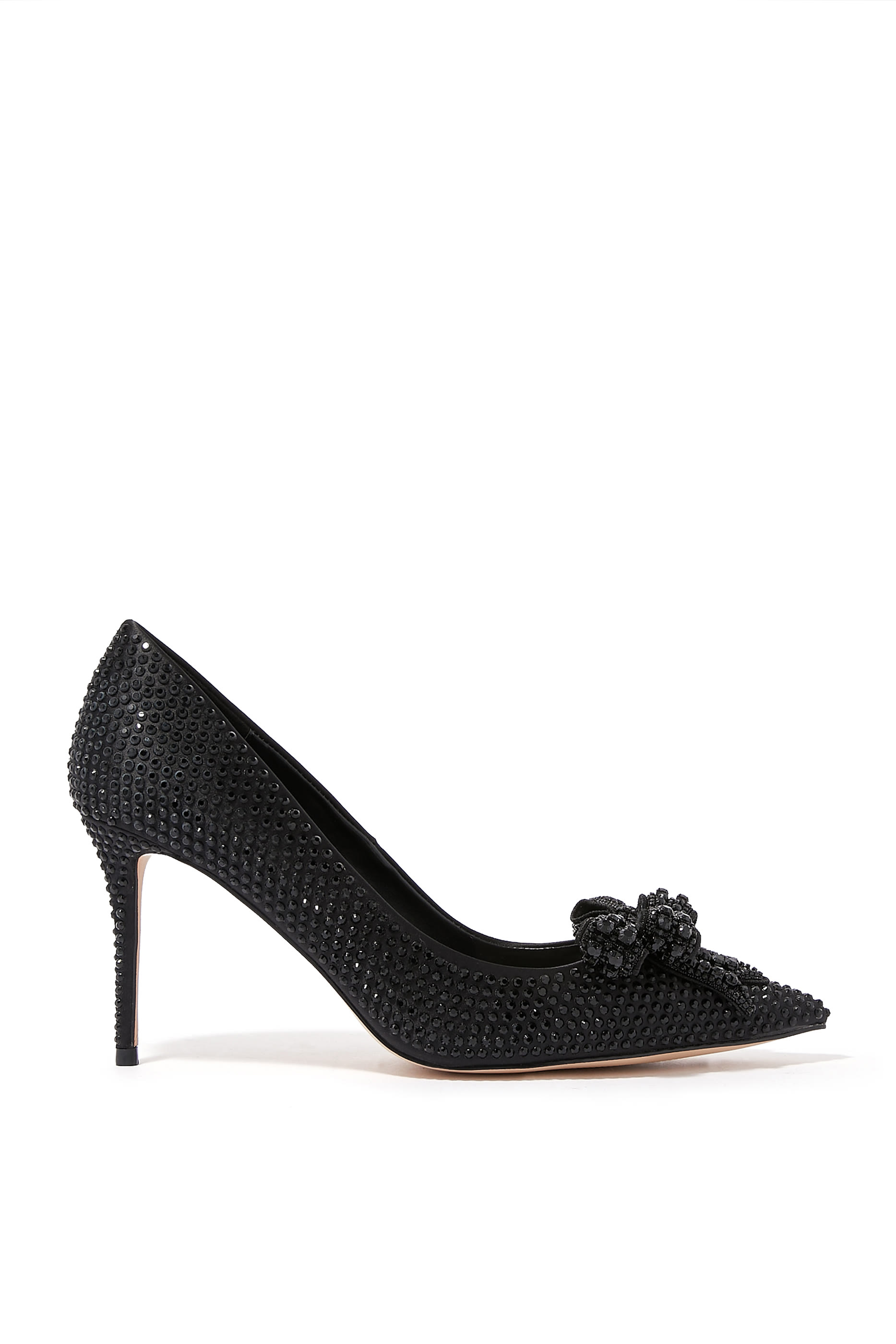 Belgravia 85 Crystal Bow Pumps