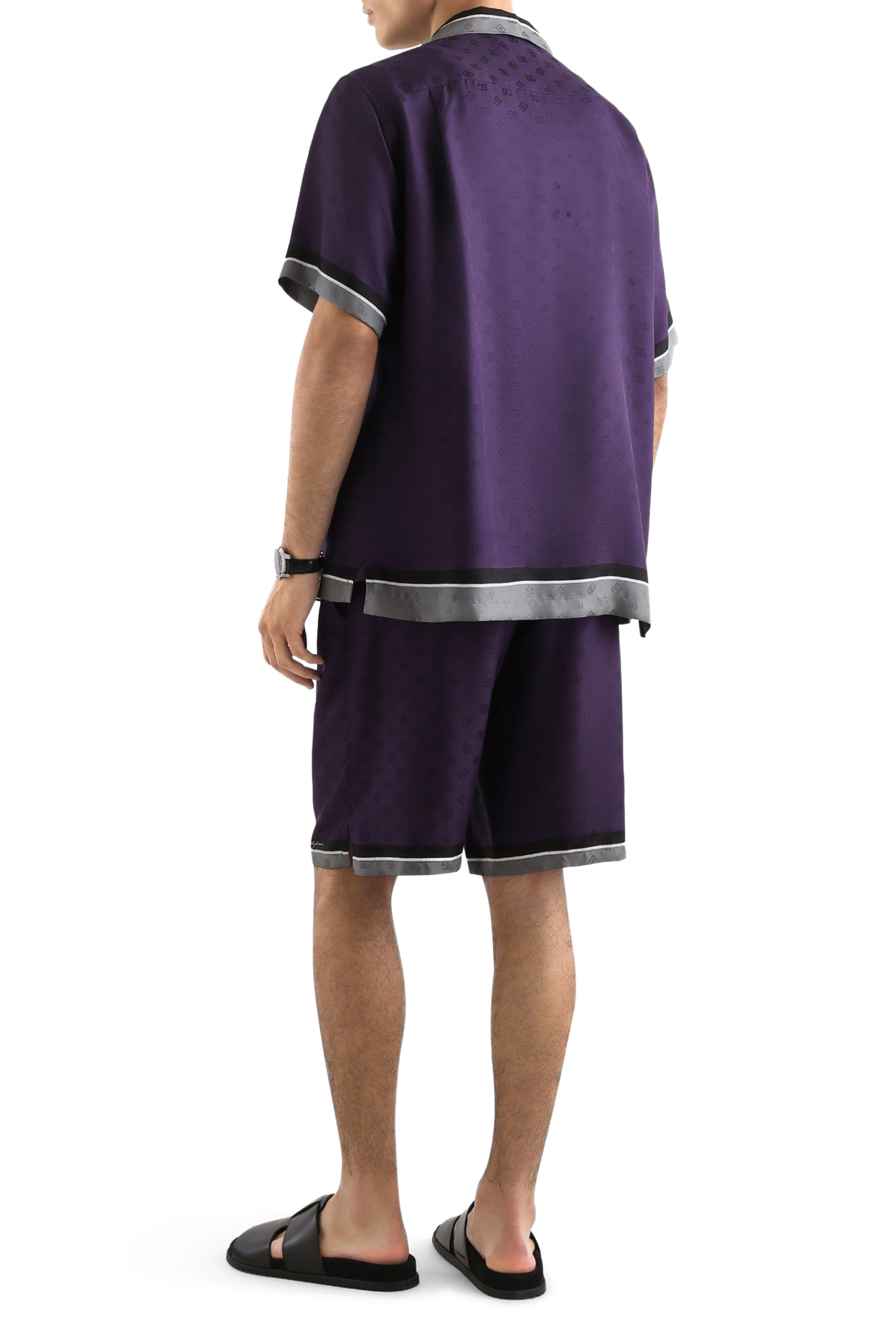 Logo Vanity Twill Bermuda Shorts