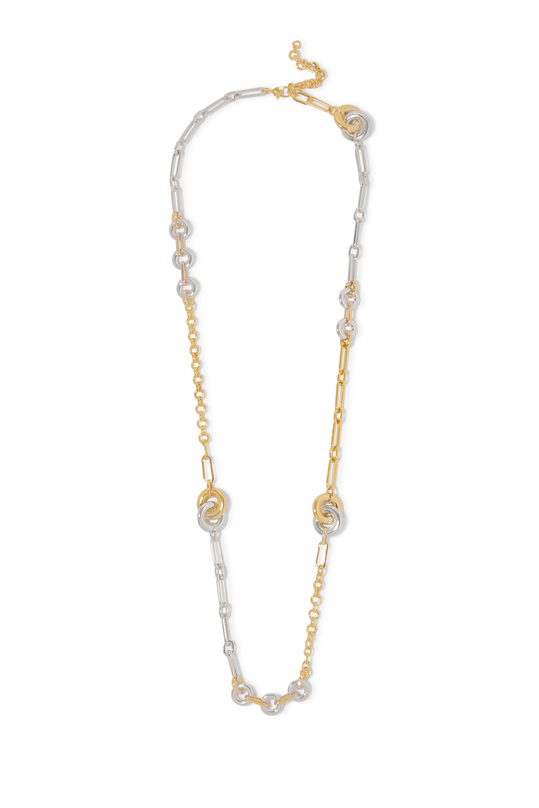 Interlock Long Necklace