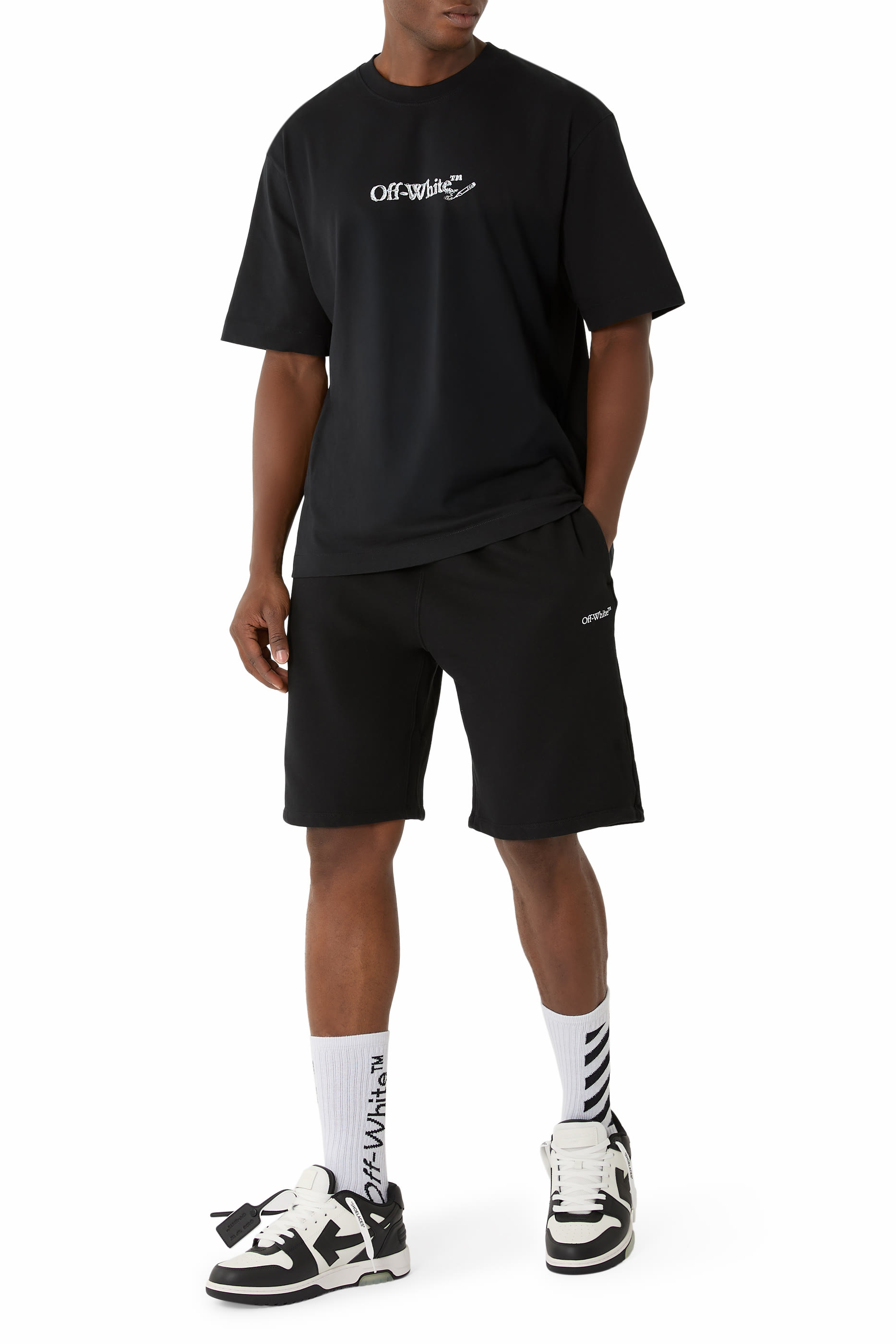 Scribble Diagonal Skate Sweatshorts