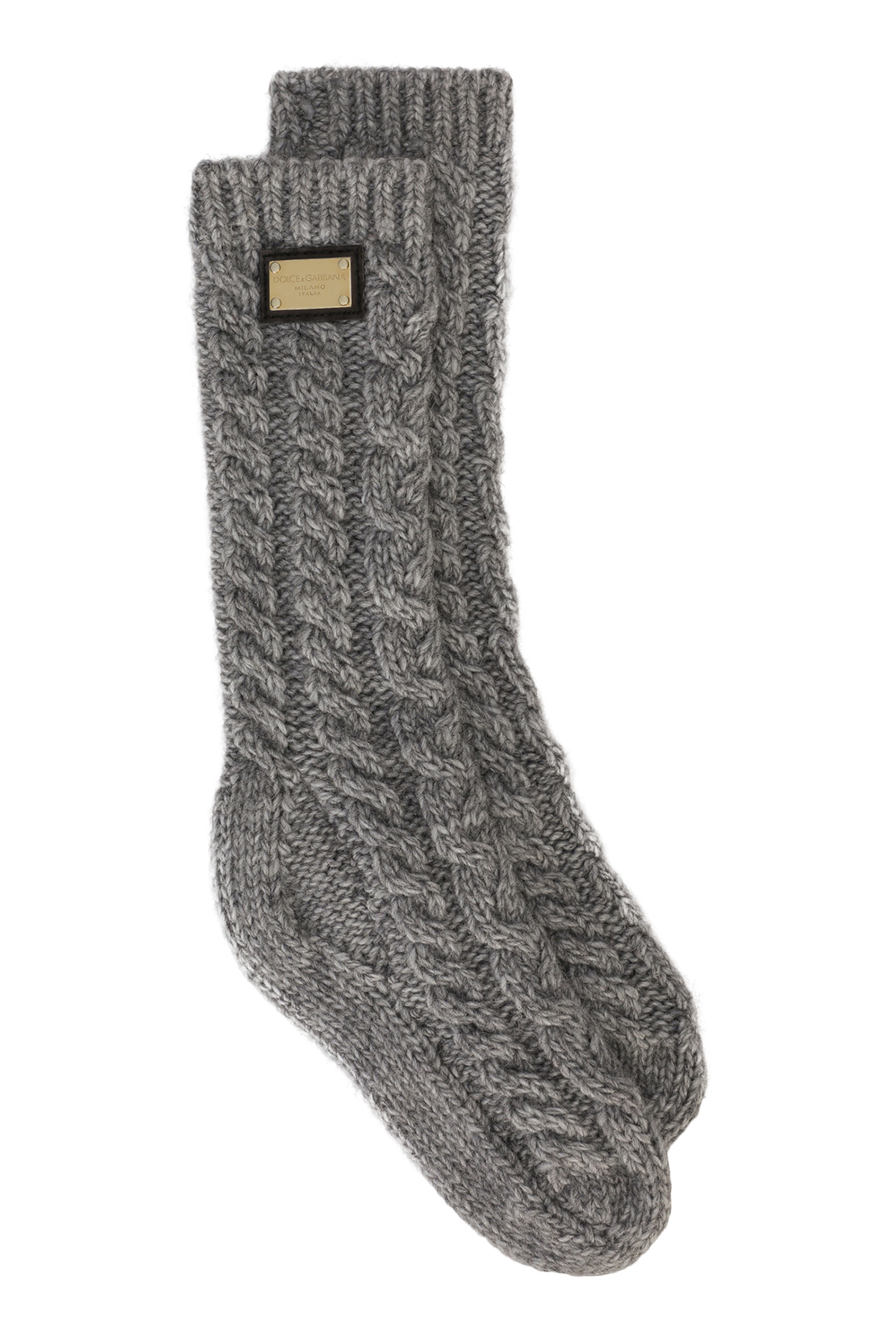 Kids Wool Socks with Logo Tag