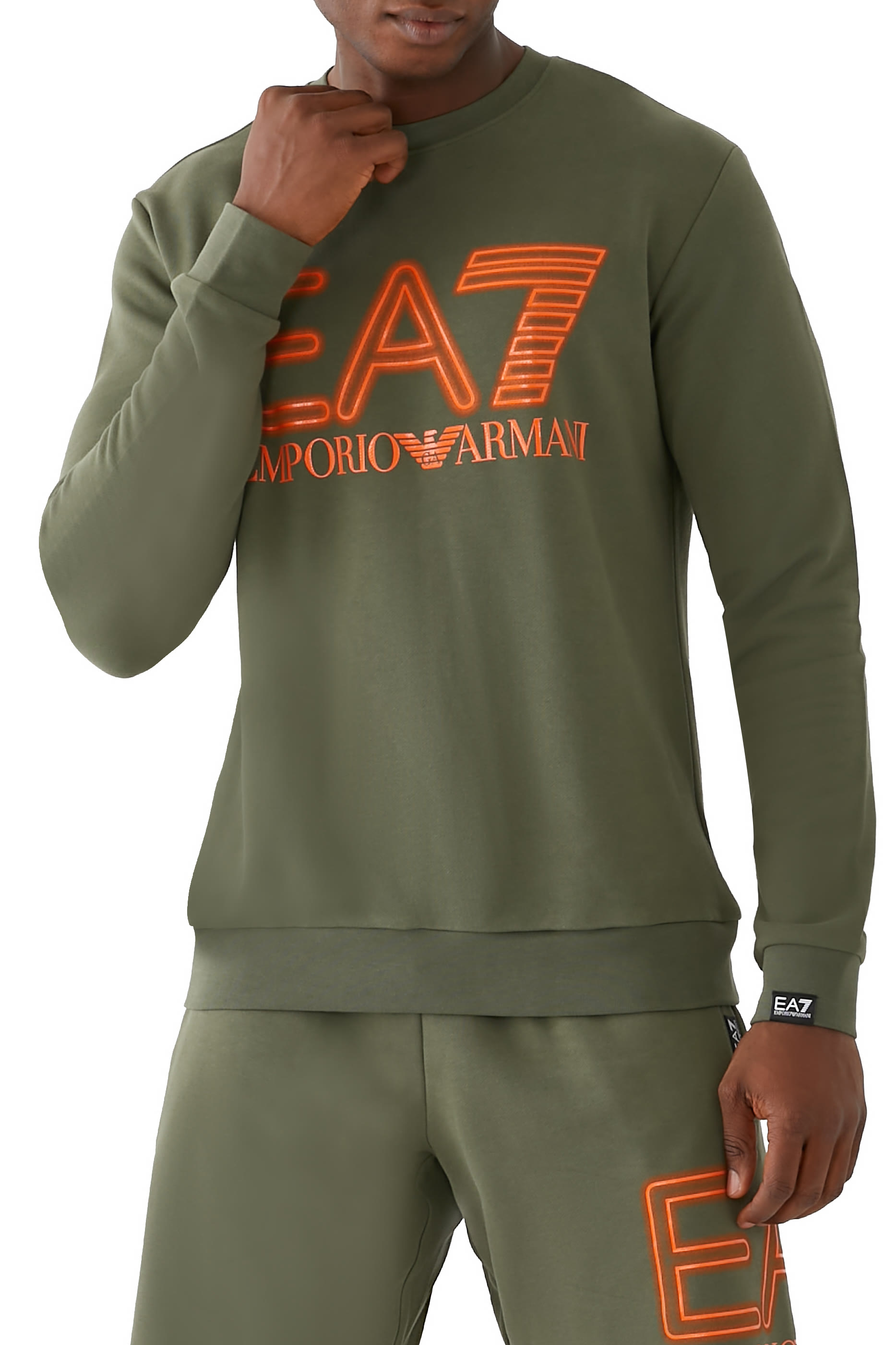 Contrast Logo Sweatshirt