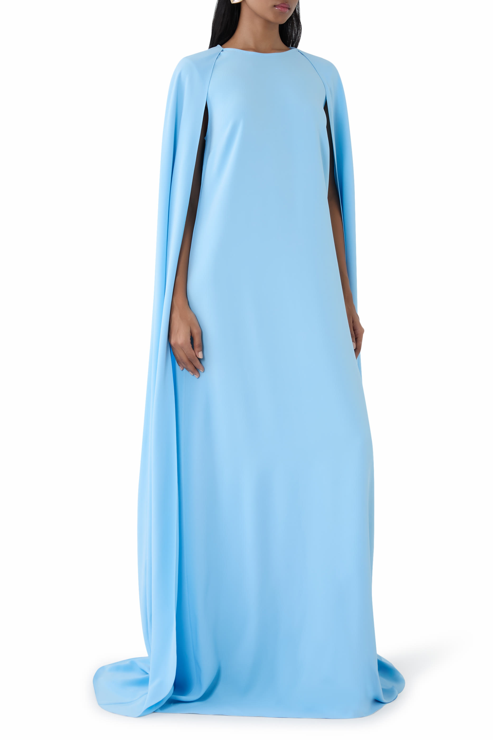 Draped Butterfly Gown