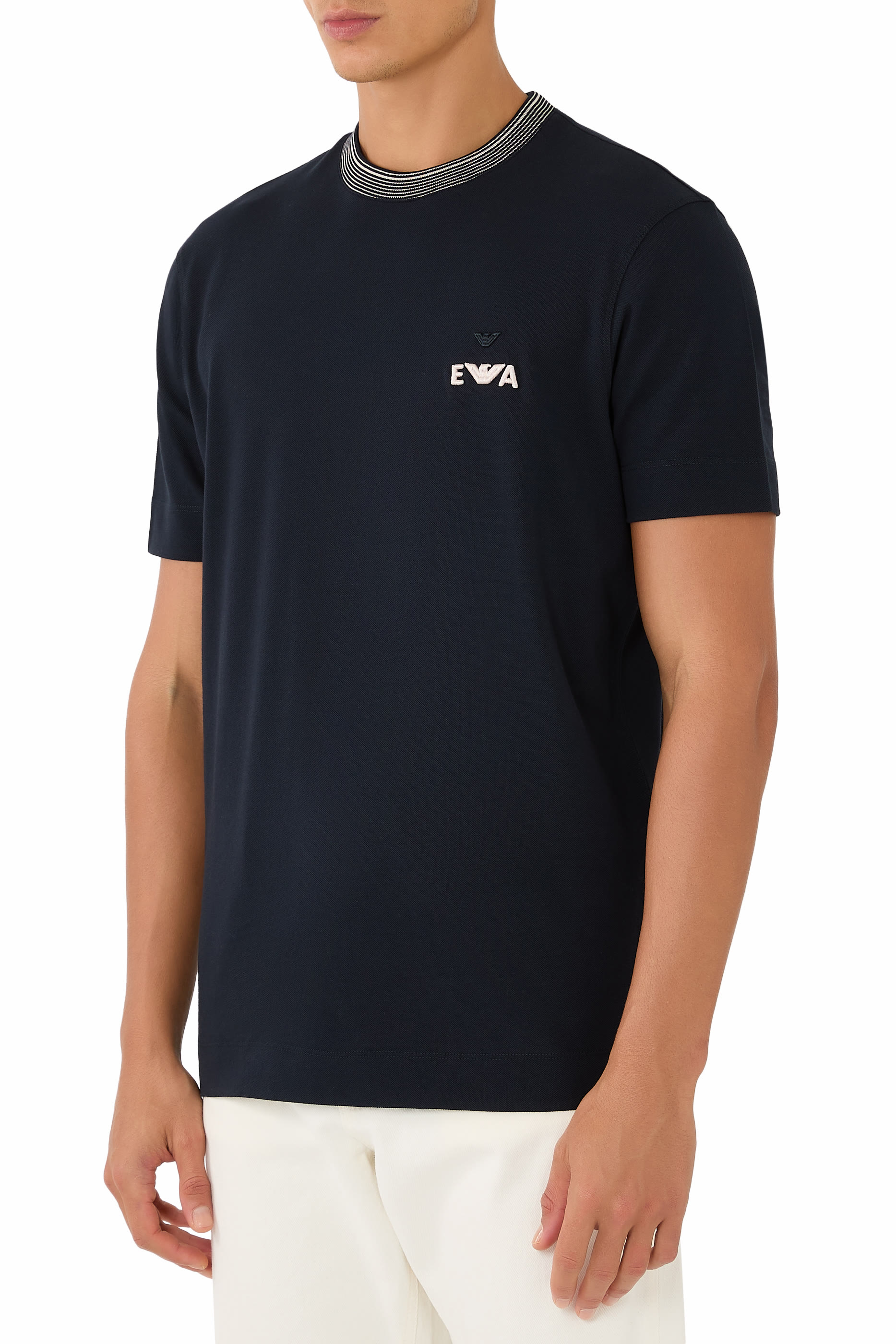 EA Logo Embroidered T-Shirt