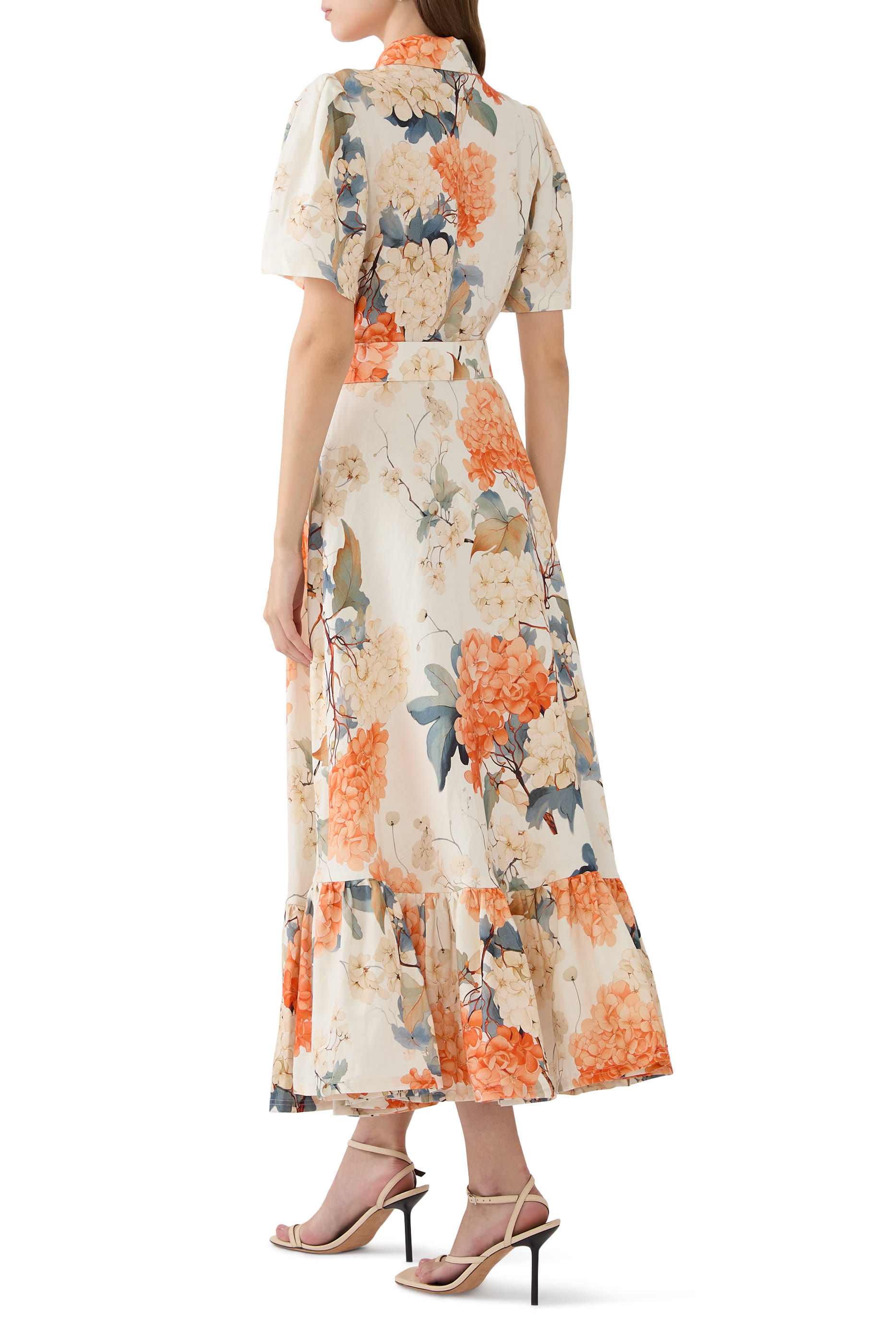 Becca Short Sleeve Midi Dress