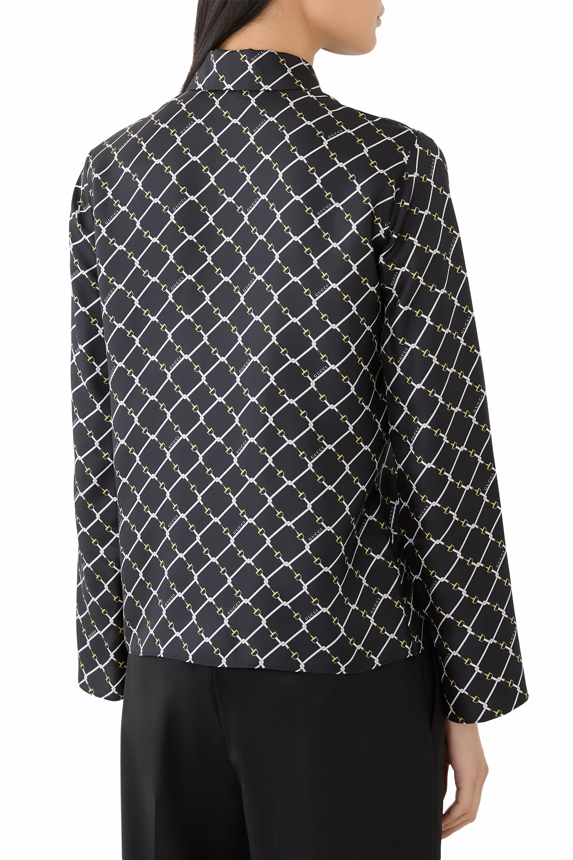 Printed Silk Twill Shirt 