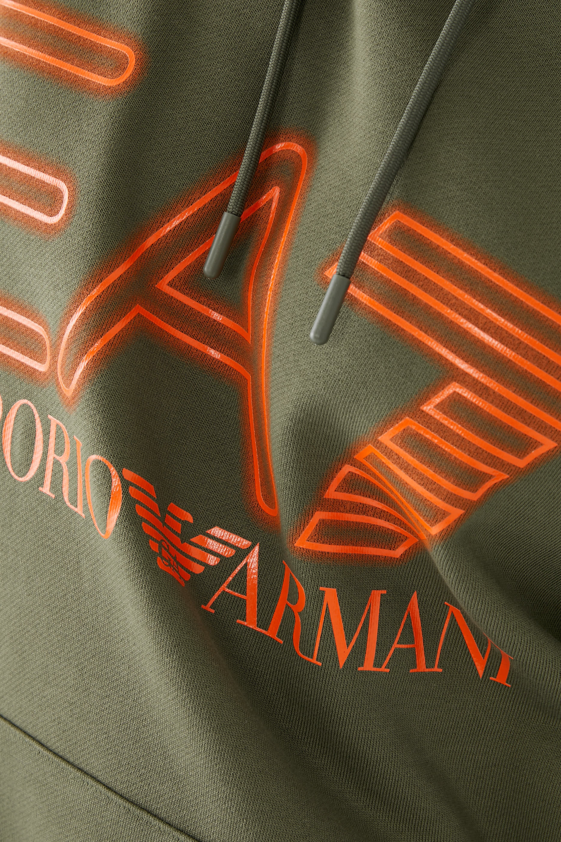 EA7 Cotton Logo Hoodie