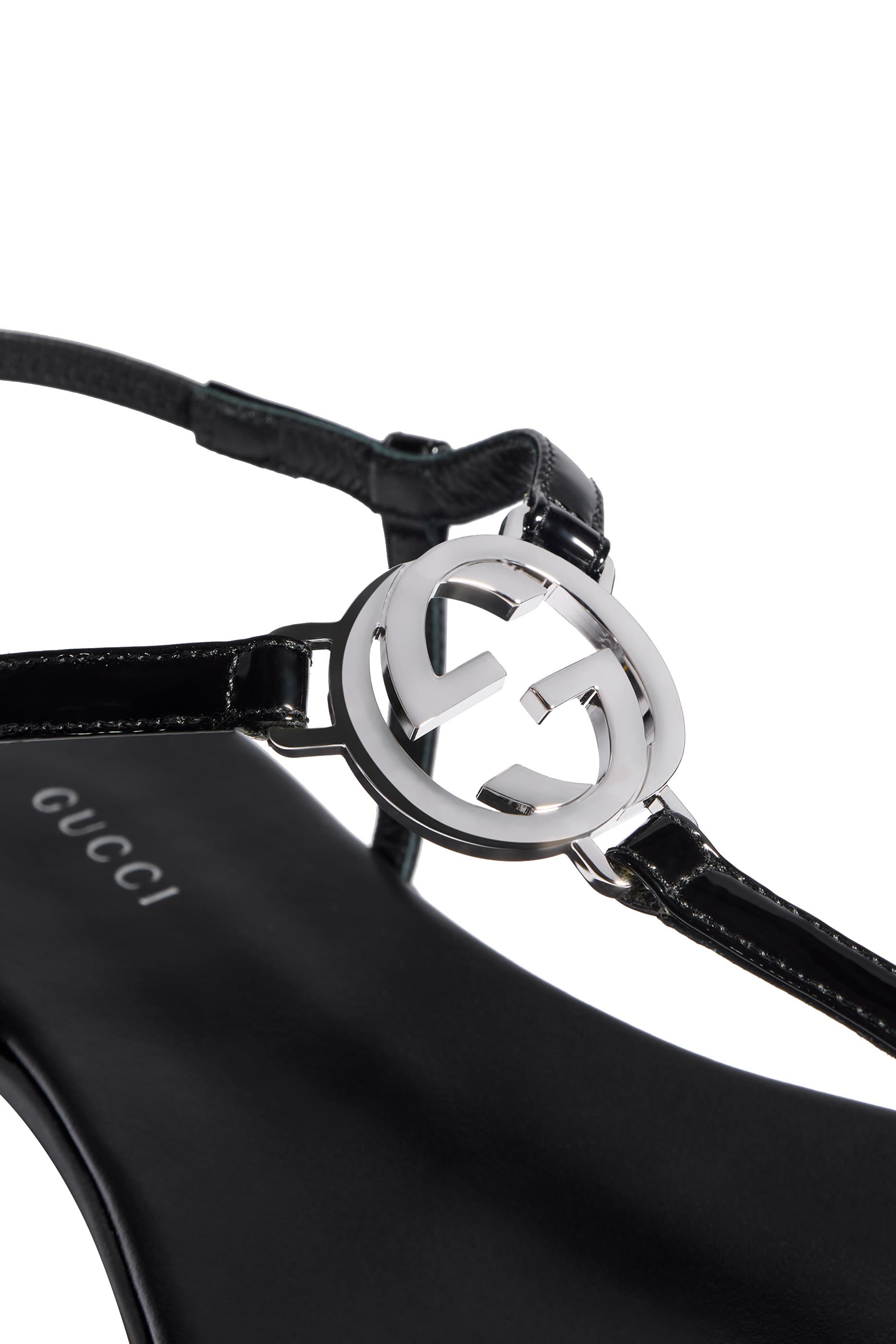Thong Sandals With Interlocking G 