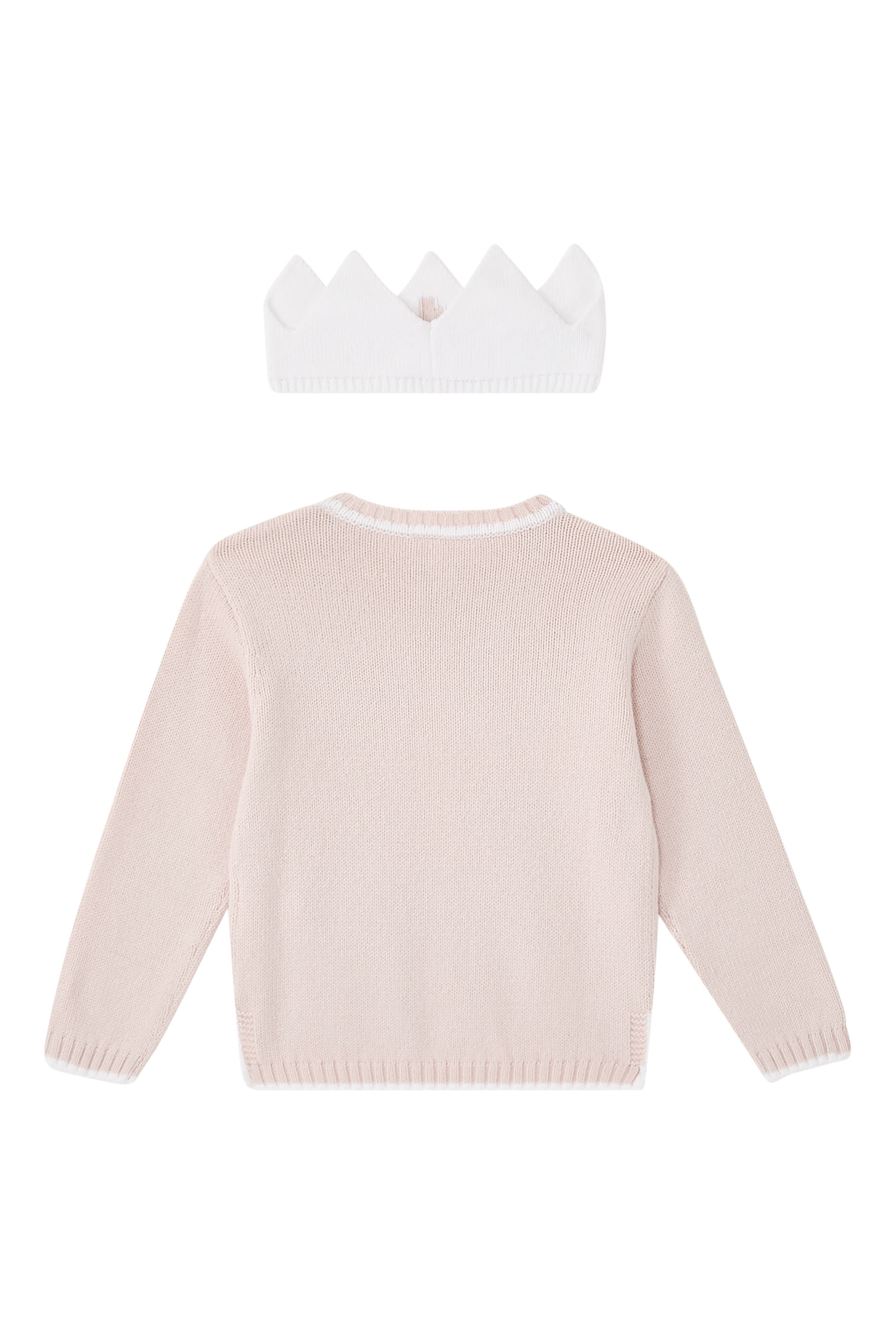 Kids Organic Cotton Blend My 3rd Birthday Jumper & Crown Gift Set 