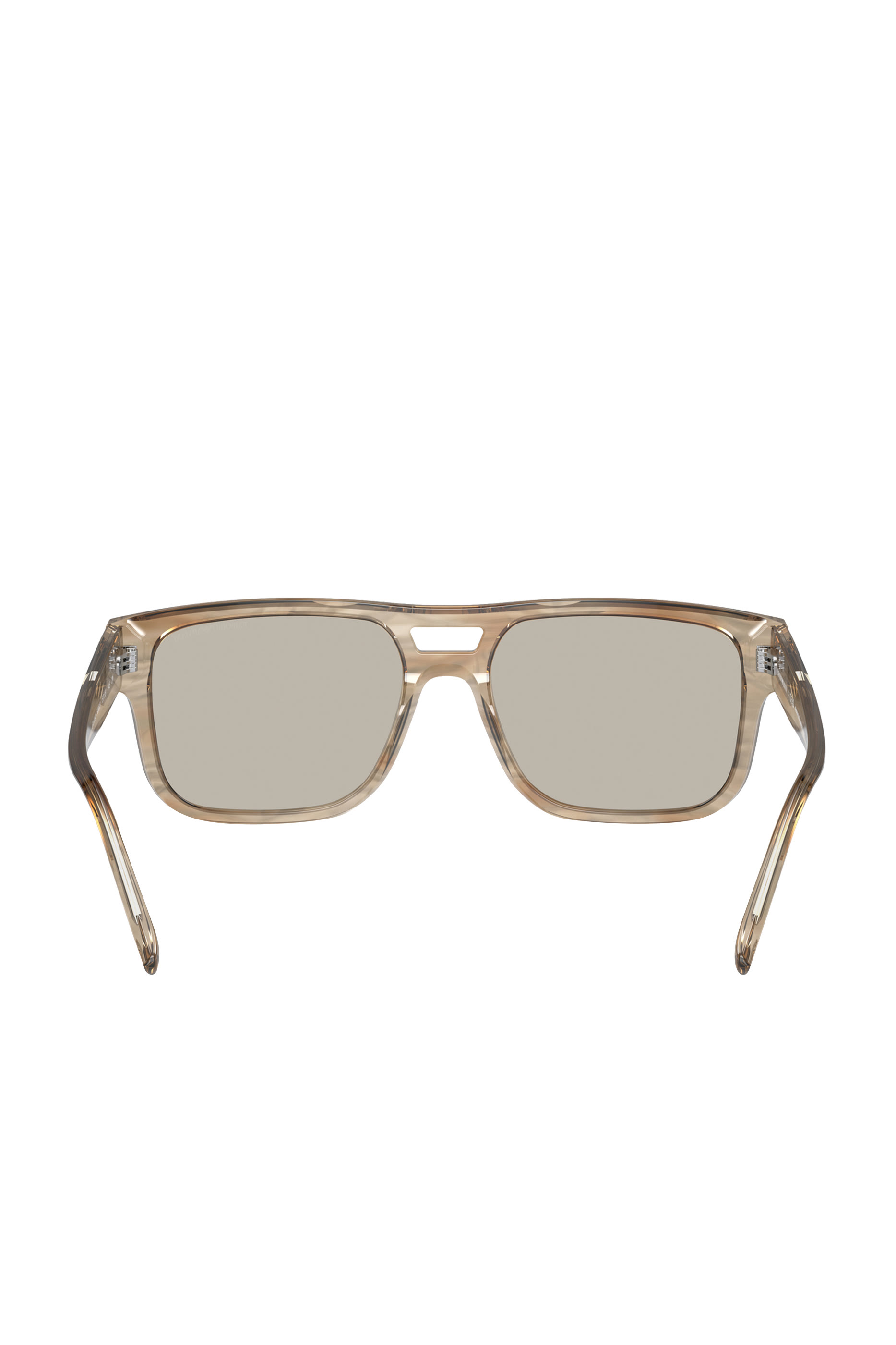 D Frame Shiny Trans Brown Lenses Sunglasses