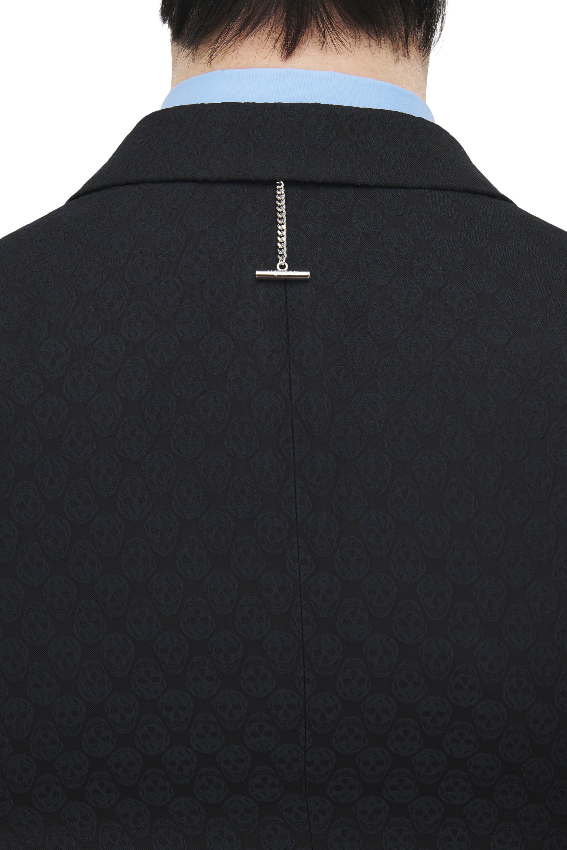 Skull Jacquard Deconstructed Jacket