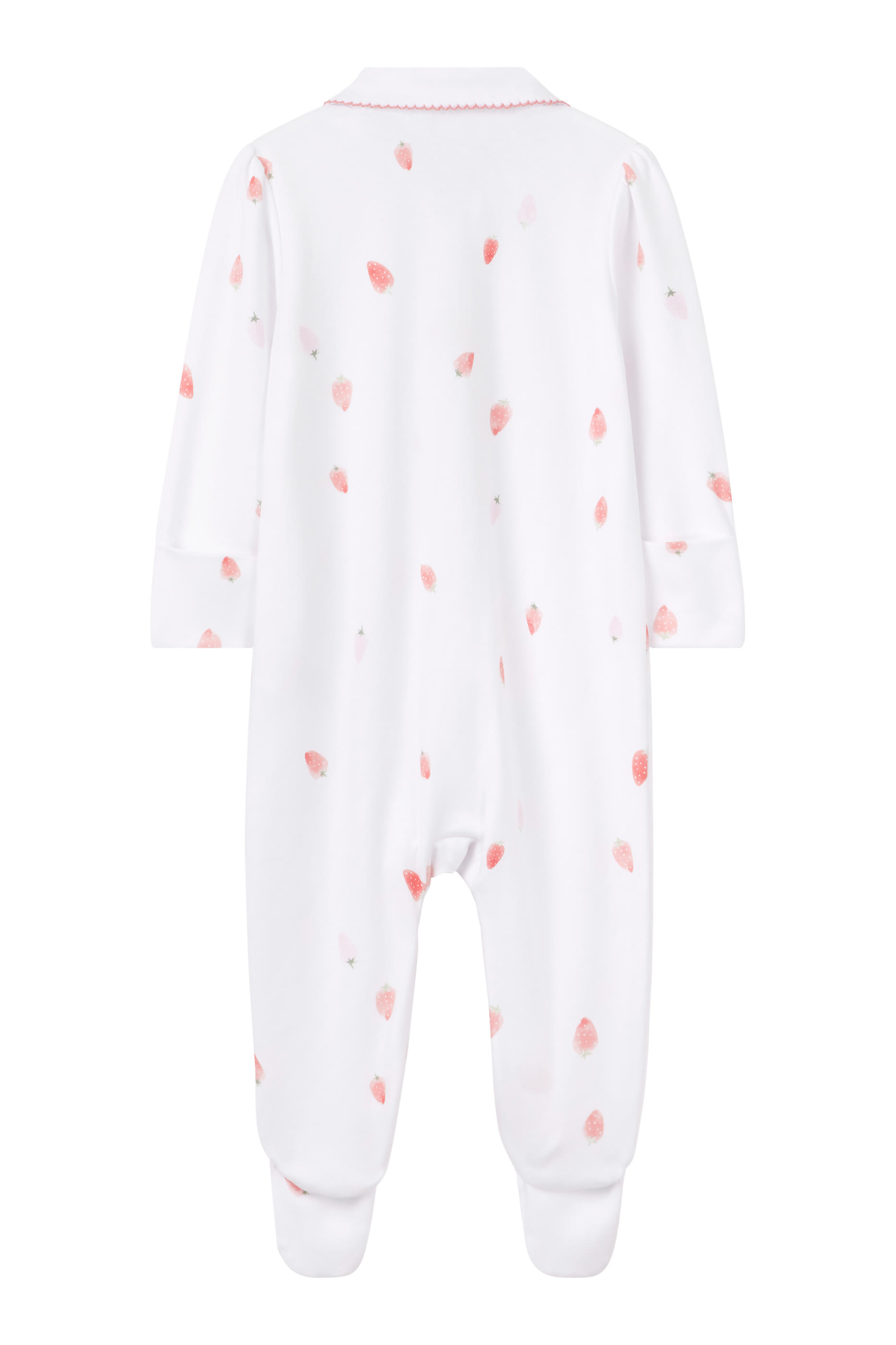 Kids Strawberry Collared Sleepsuit