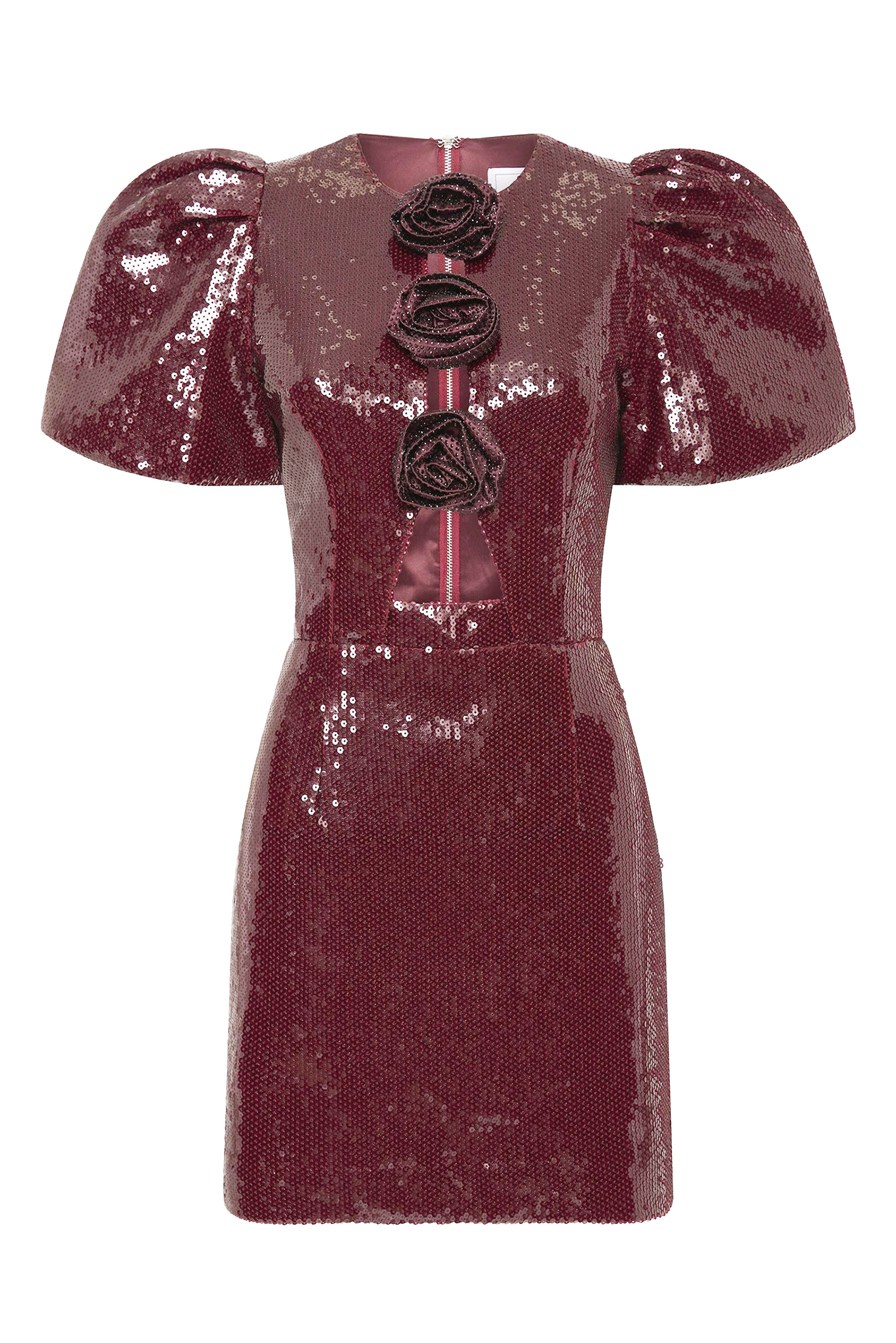 X Nicky Hilton Zelda Puff Sleeves Mini Dress