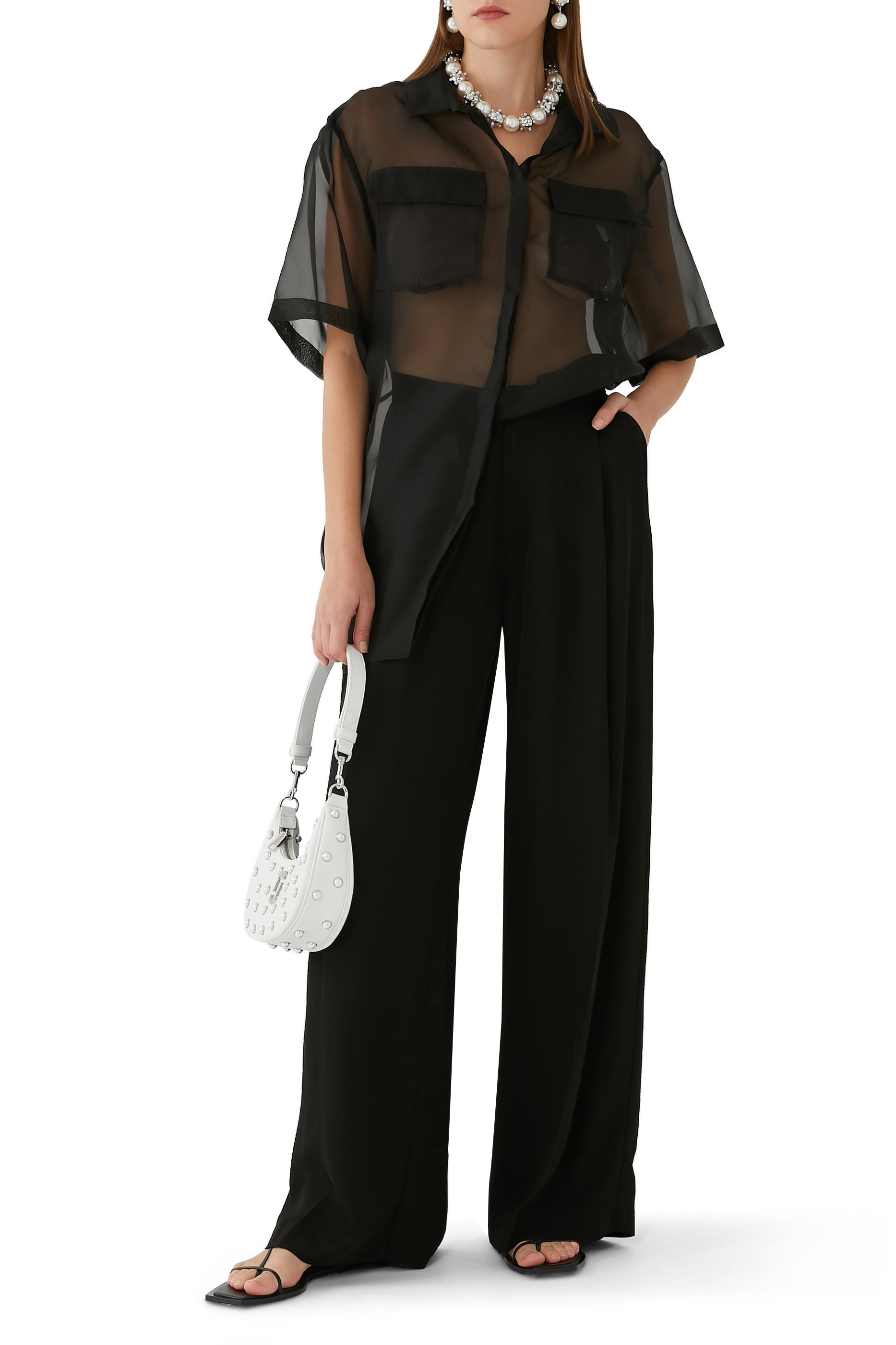 Sheer Organza Shirt