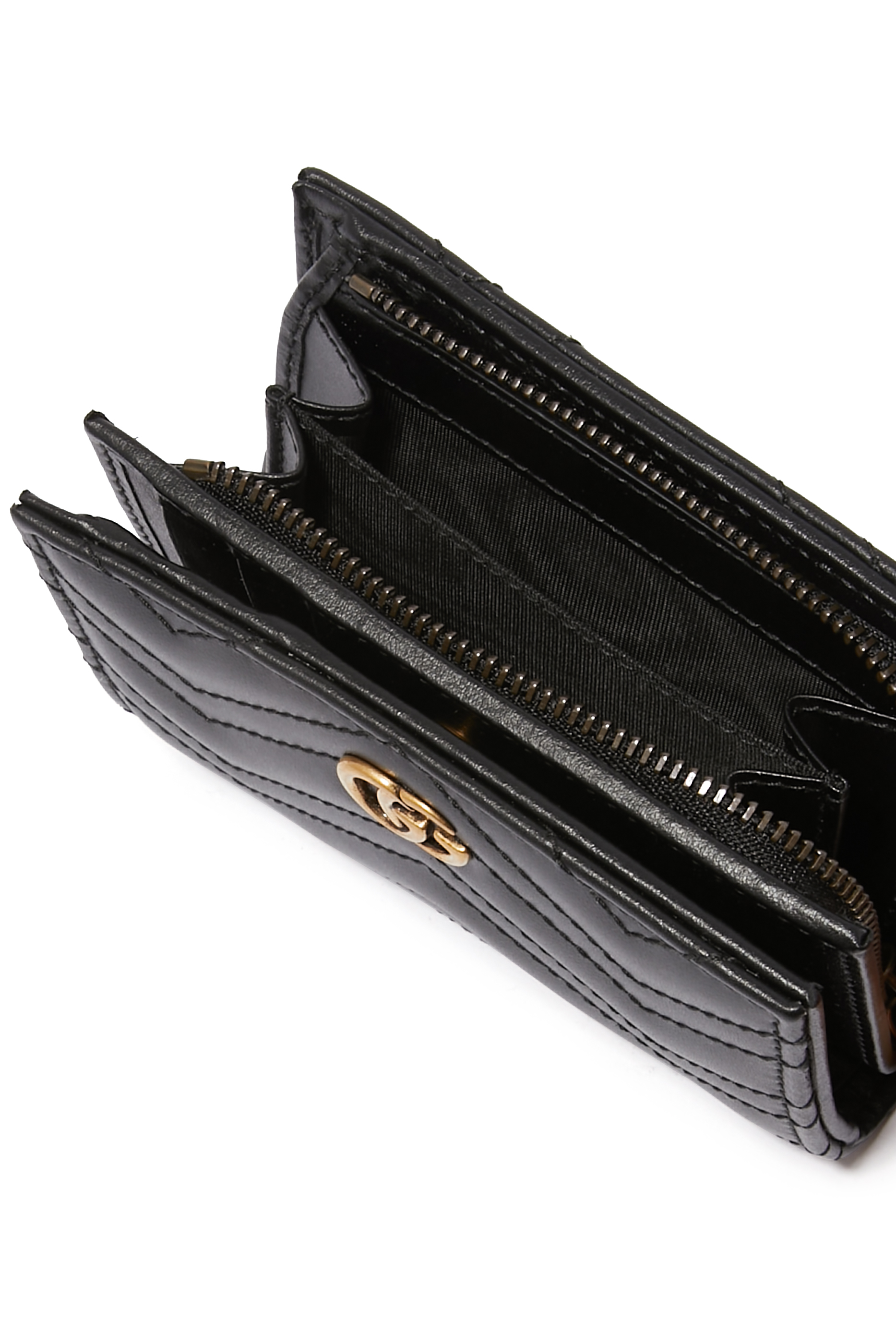 GG Marmont Quilted Leather Wallet