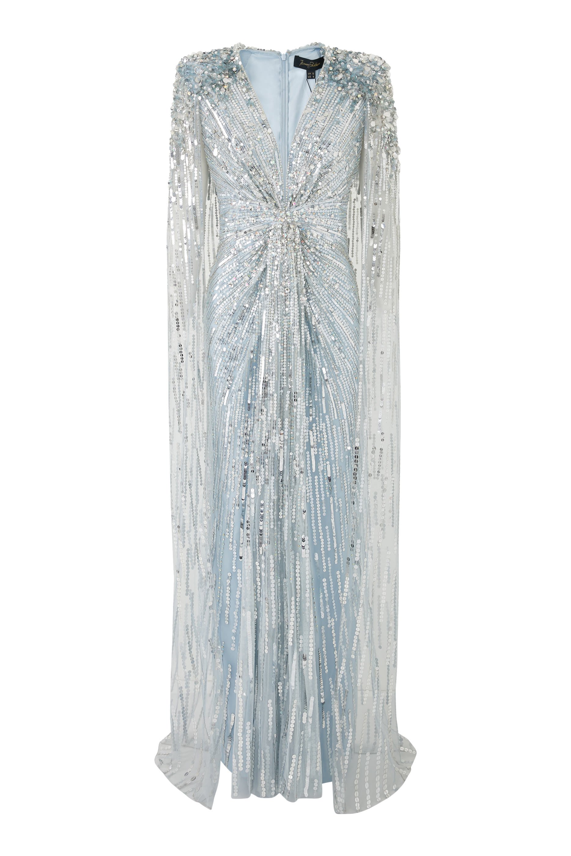 Sequin-Embellished Gown