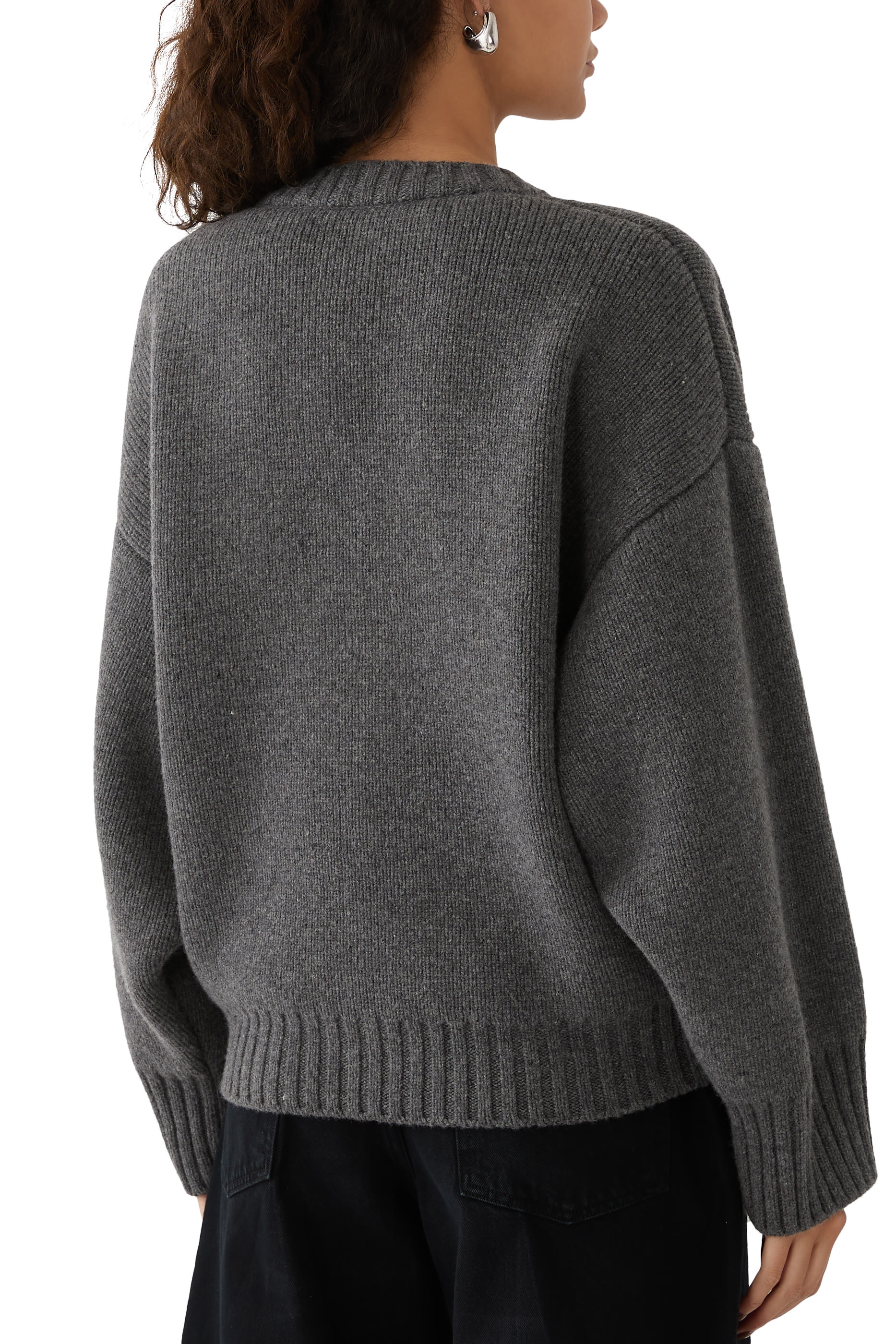  Compact V-Neck Jumper