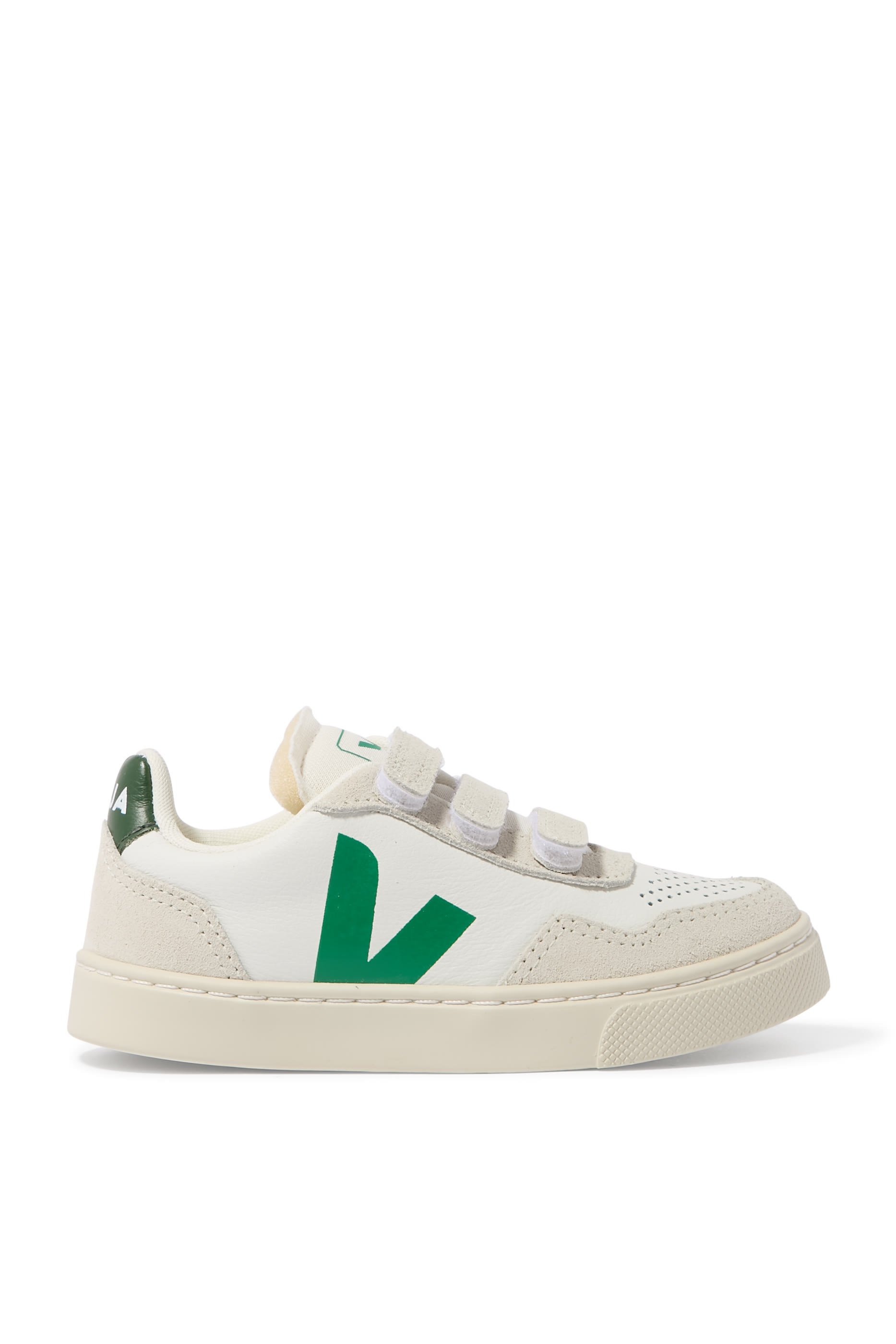 Kids V-90 Leather Sneakers