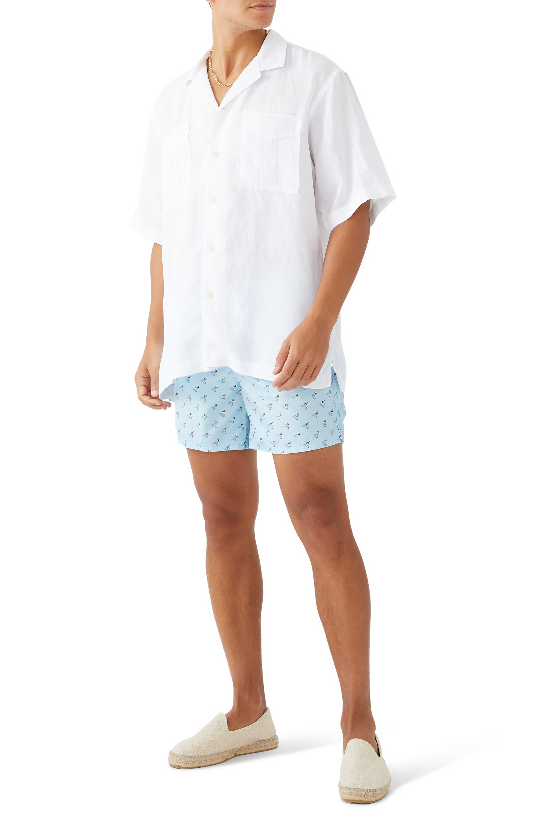 Drinks Print Swimming Shorts
