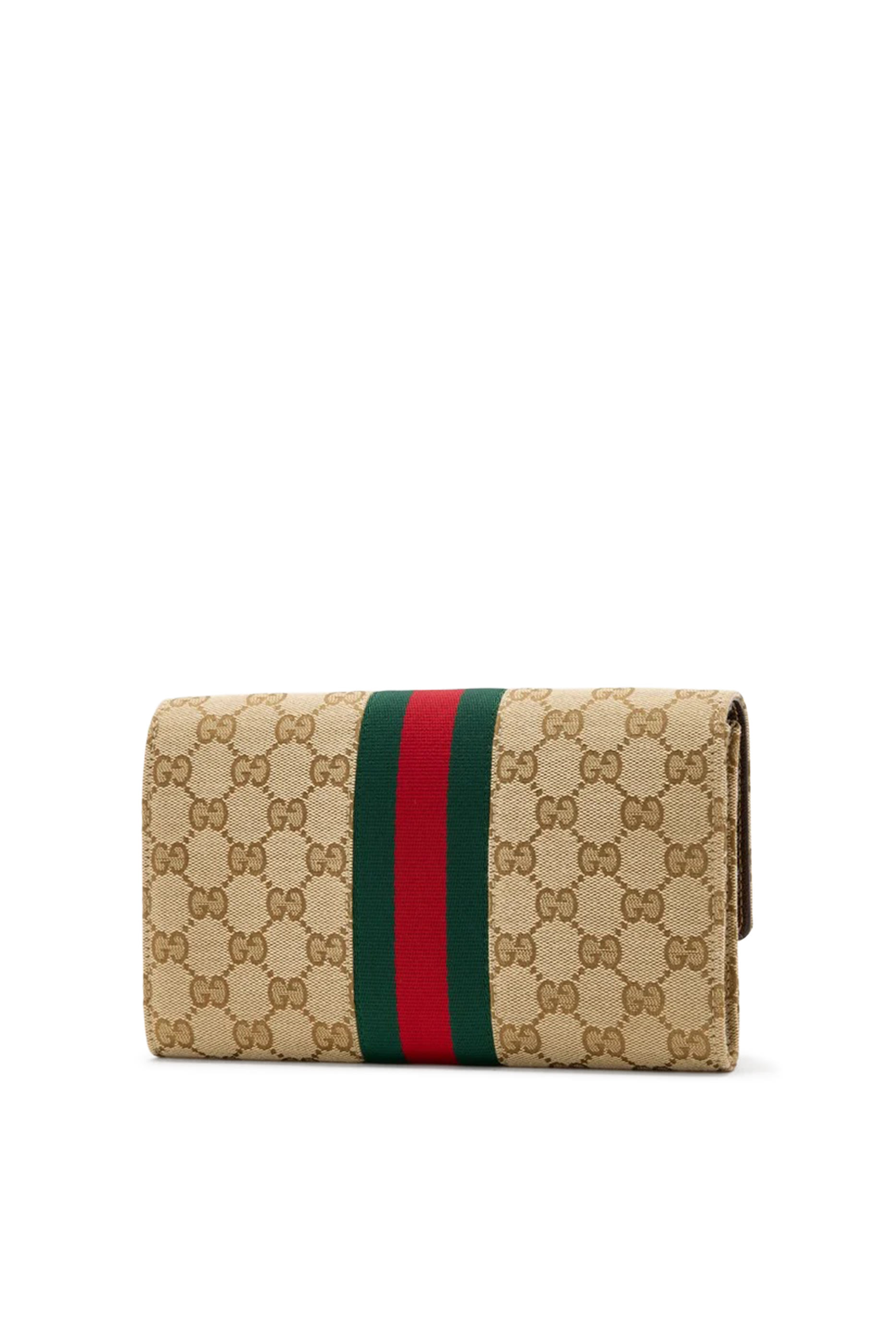  Horsebit Web Wallet with Strap