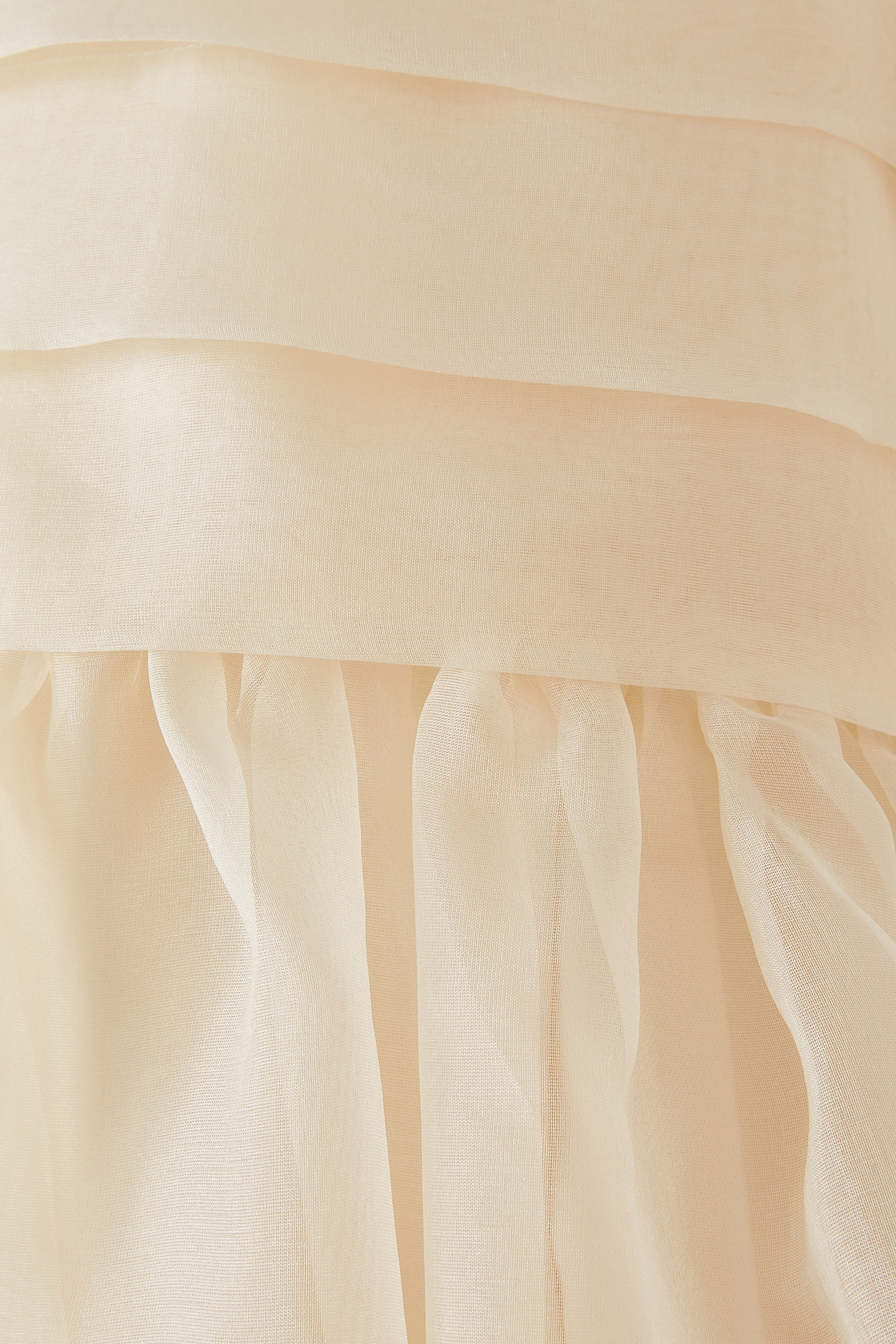 Kids Plain Organza Dress