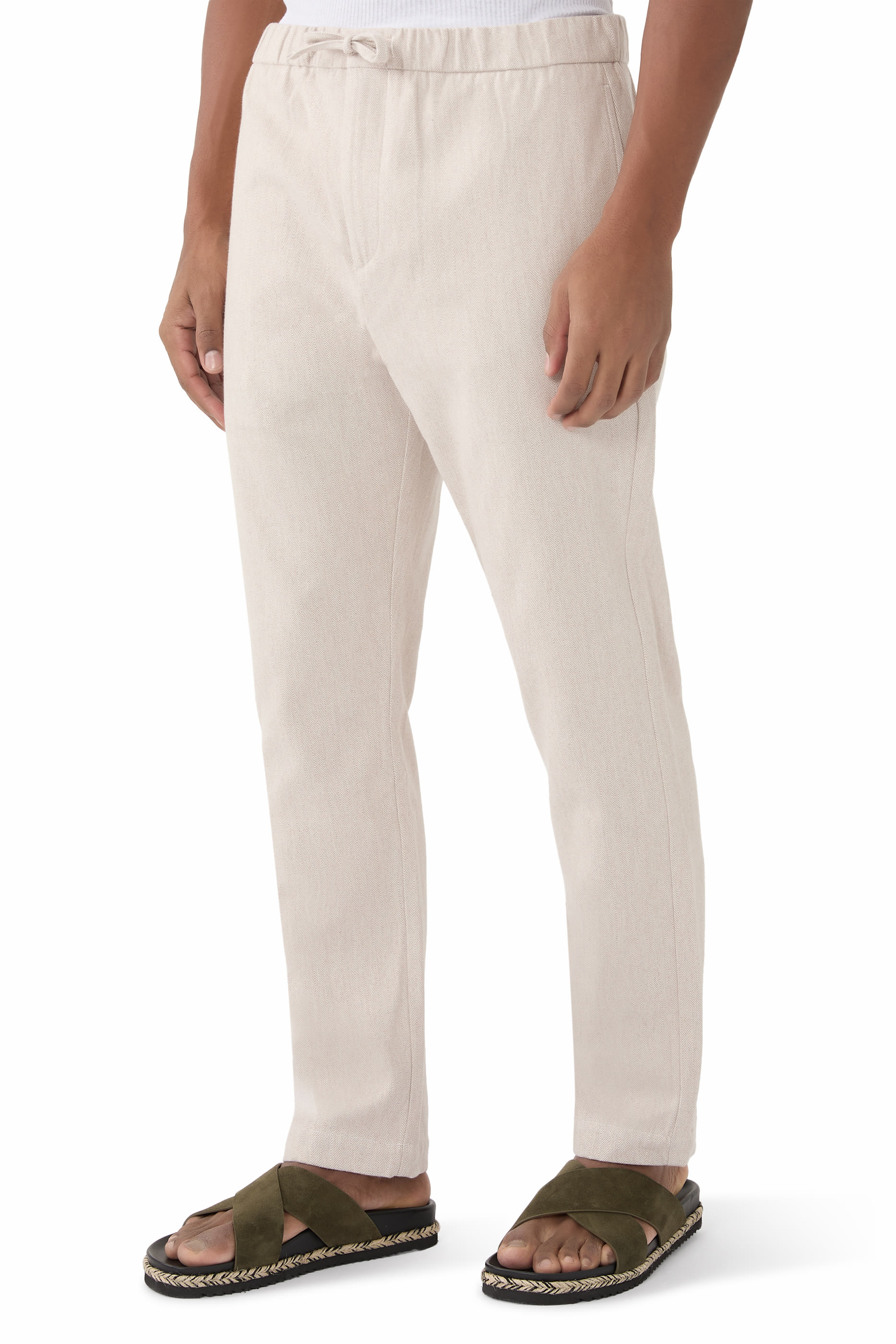 Oscar Cotton-Cashmere Trousers