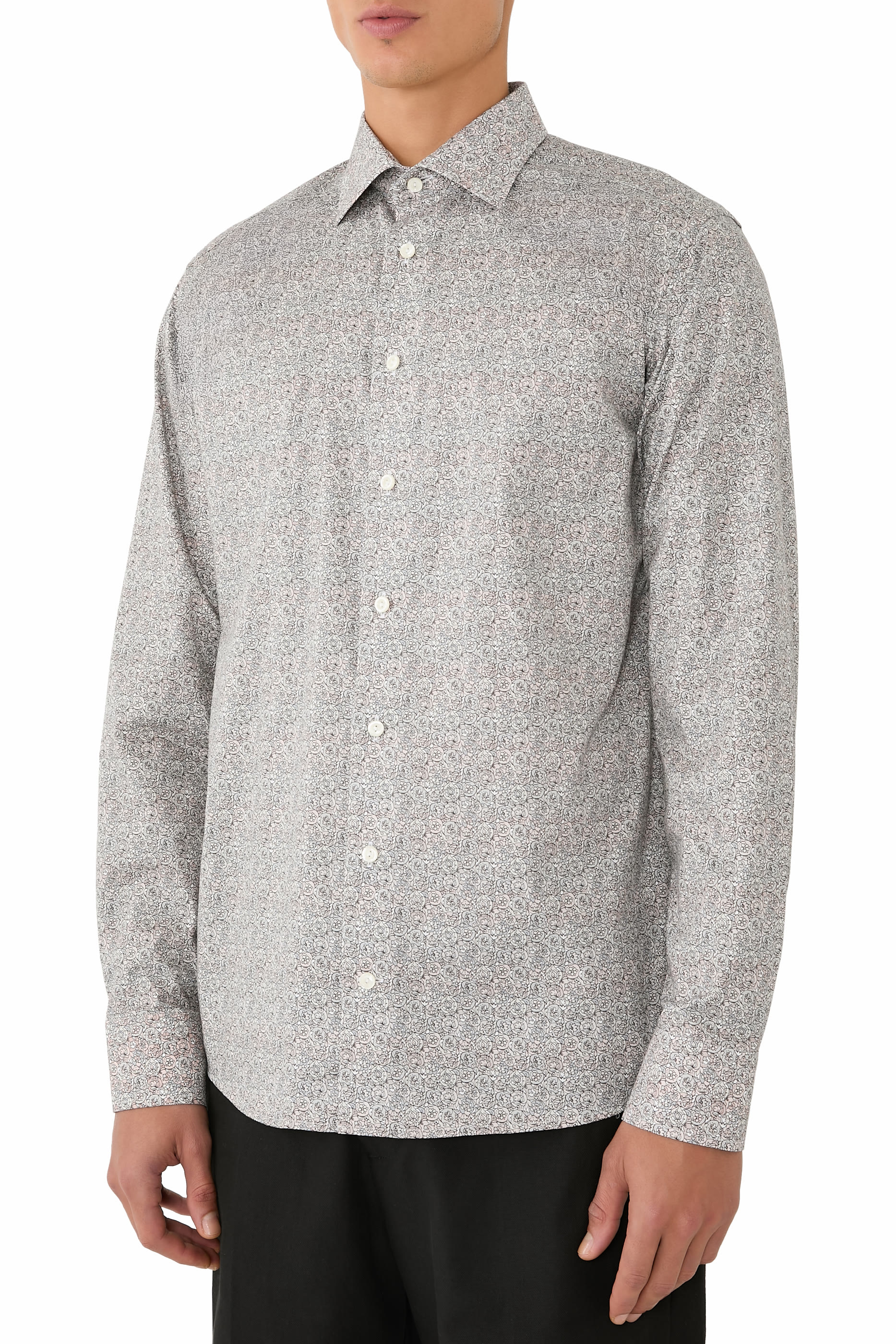 Floral Signature Twill Shirt