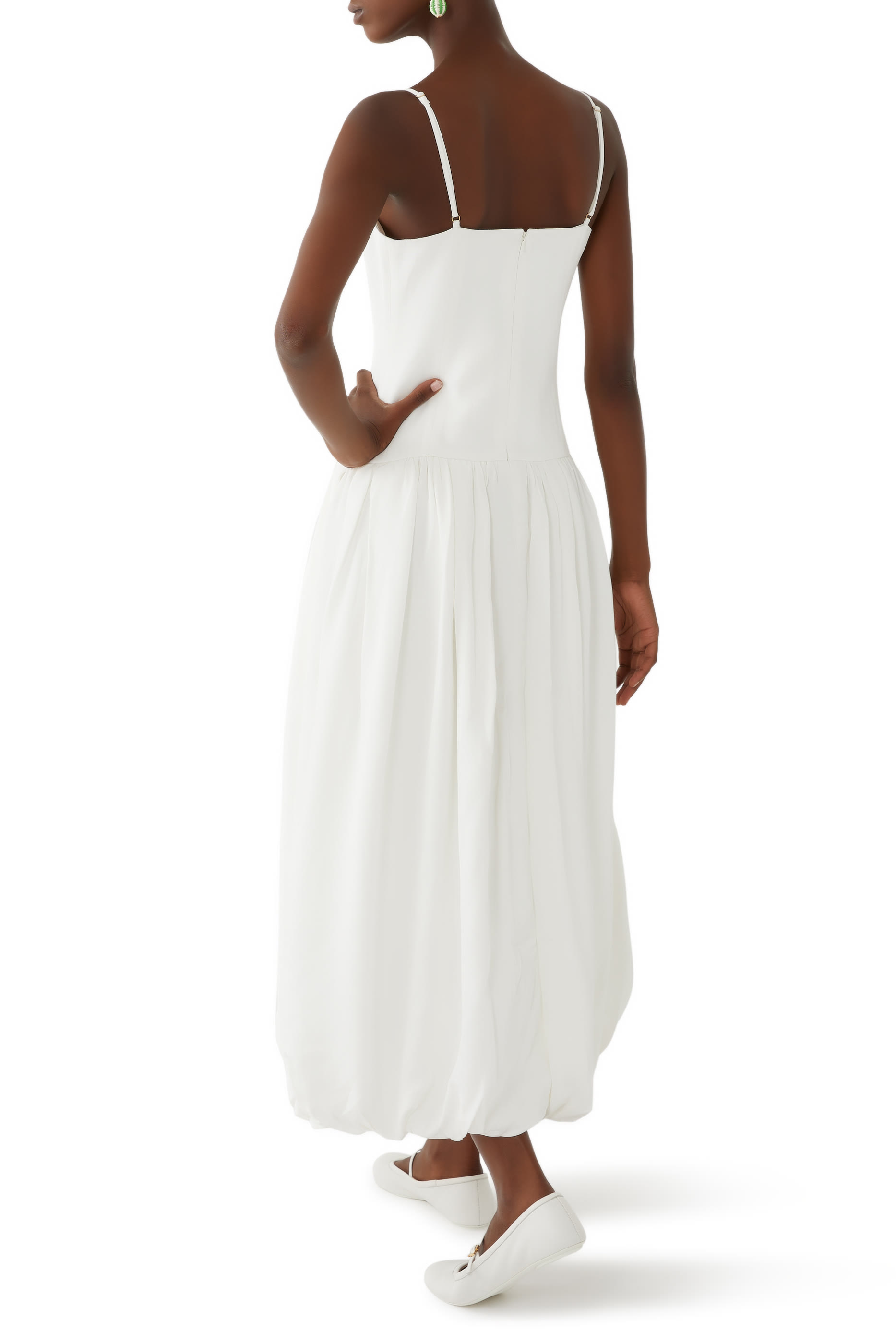 Vento Bustier Bubble Midi Dress