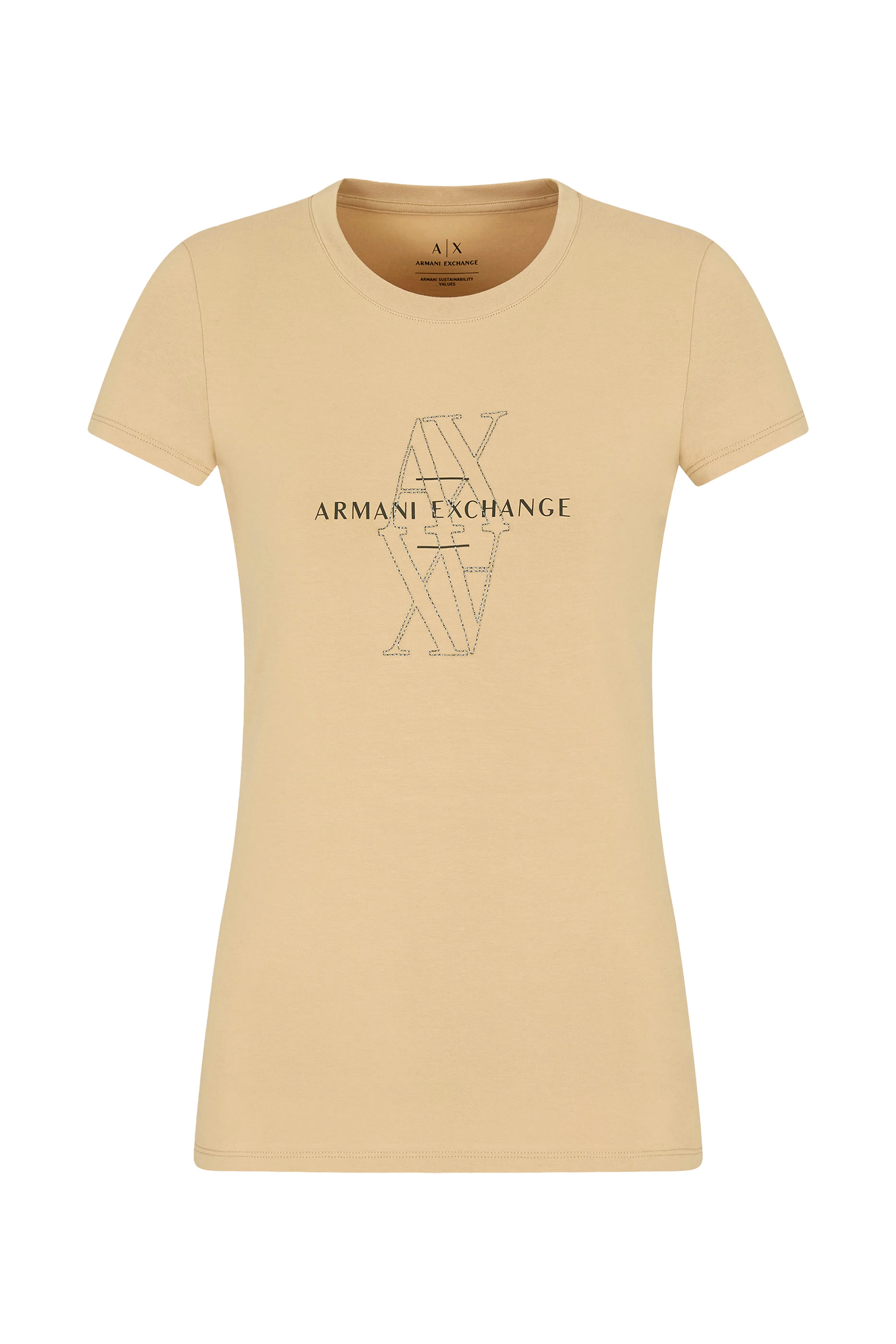 AX Logo Lettering Jersey T-Shirt