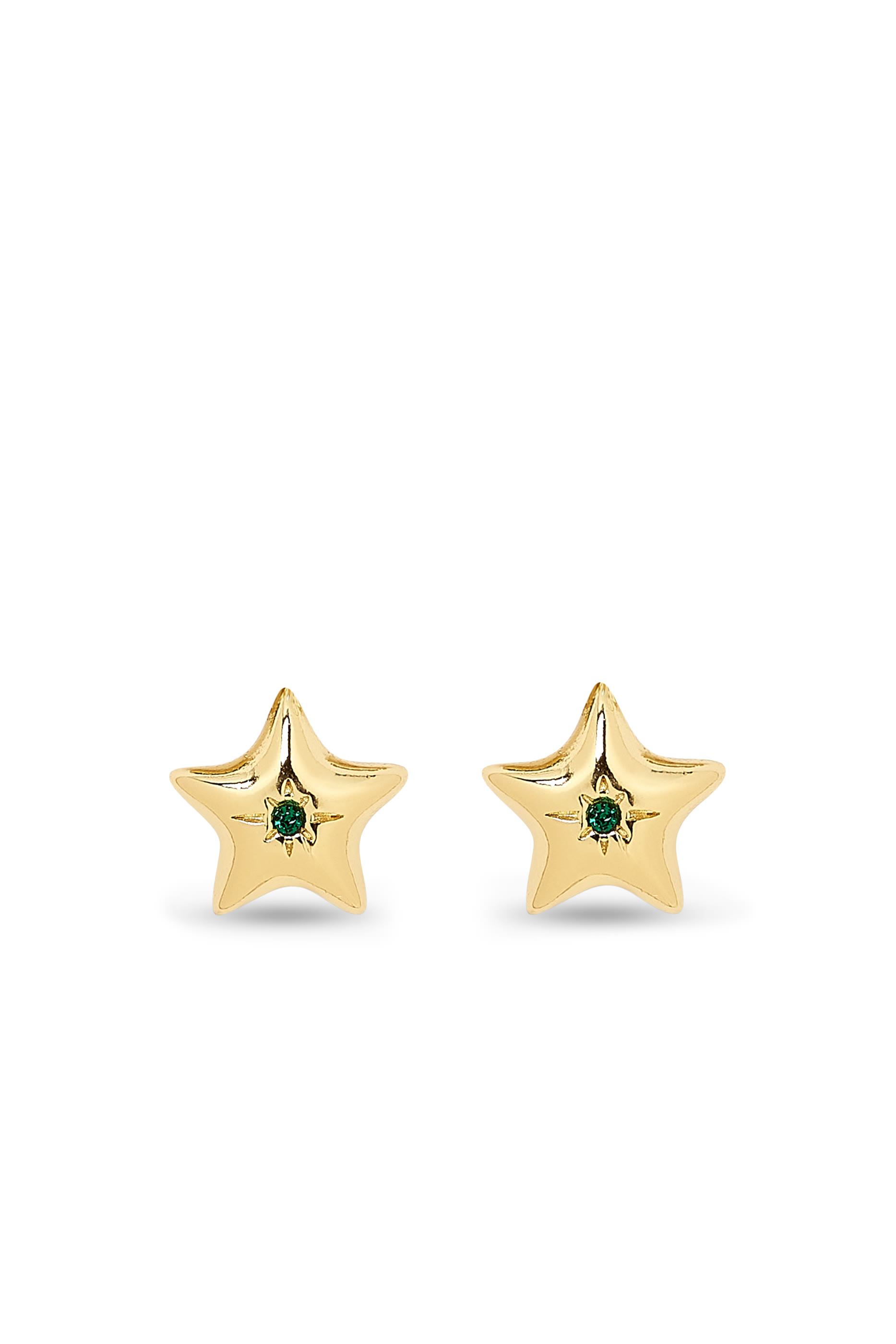 Star Pendant Necklace & Earrings Set 