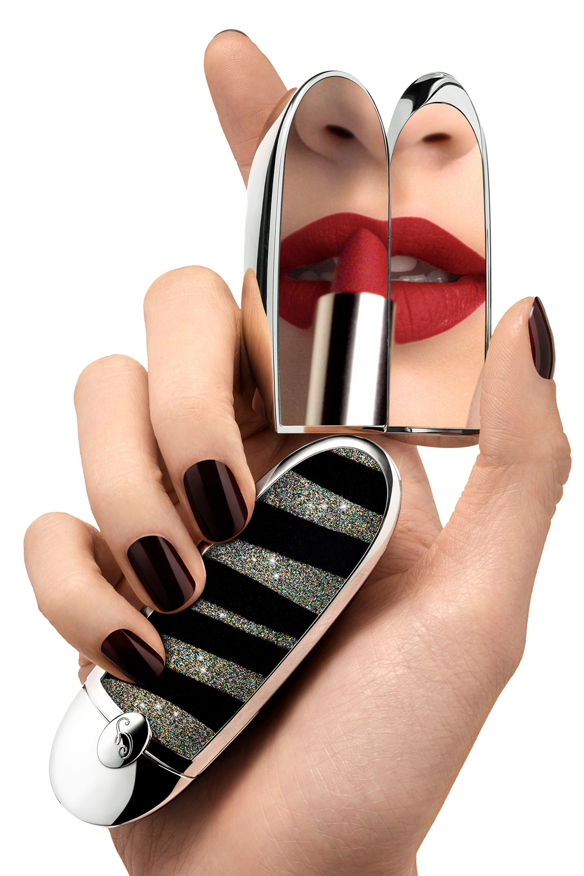 Glittery Tiger Rouge G Lipstick Case