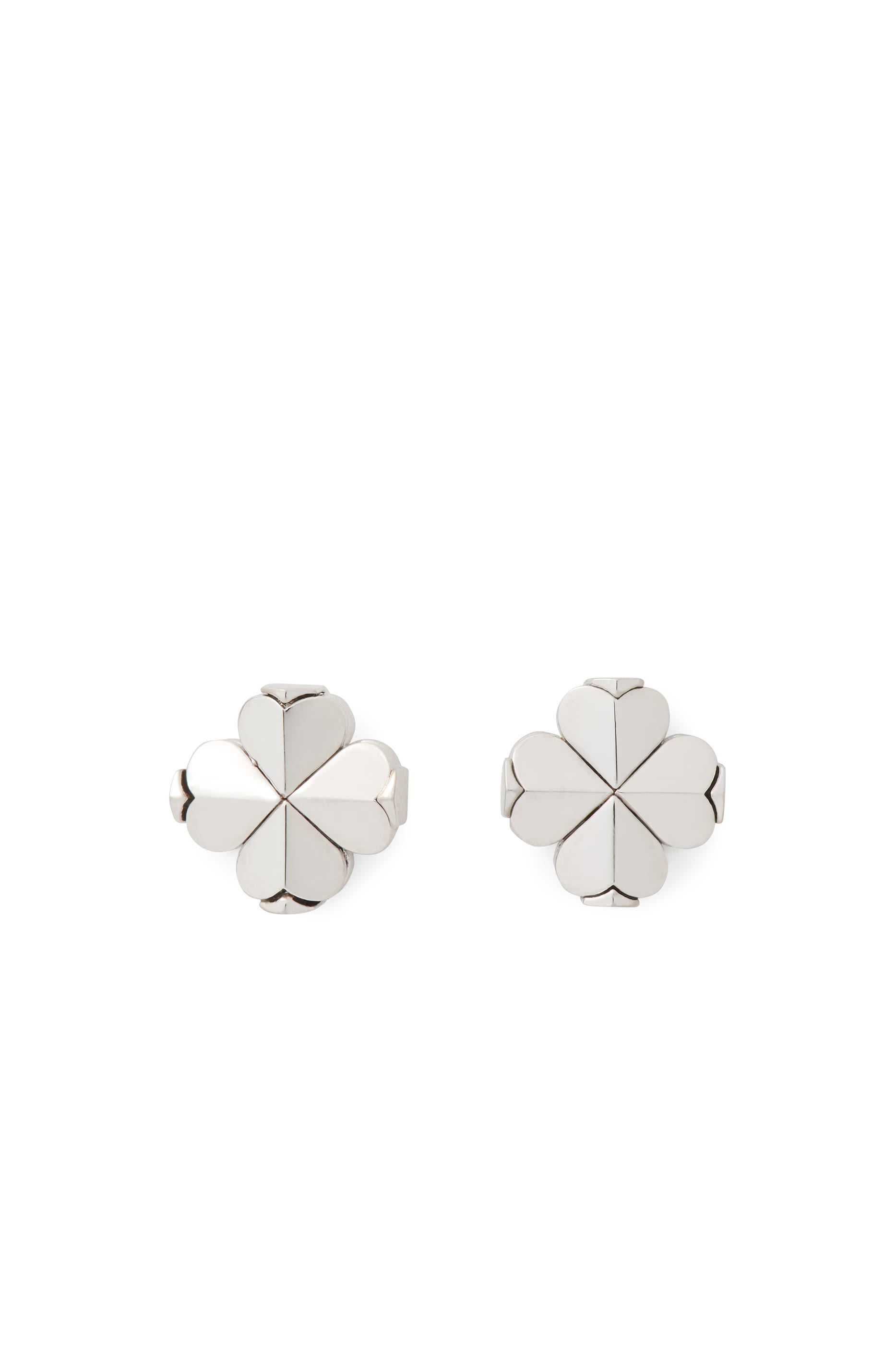 Spade Flower Studs