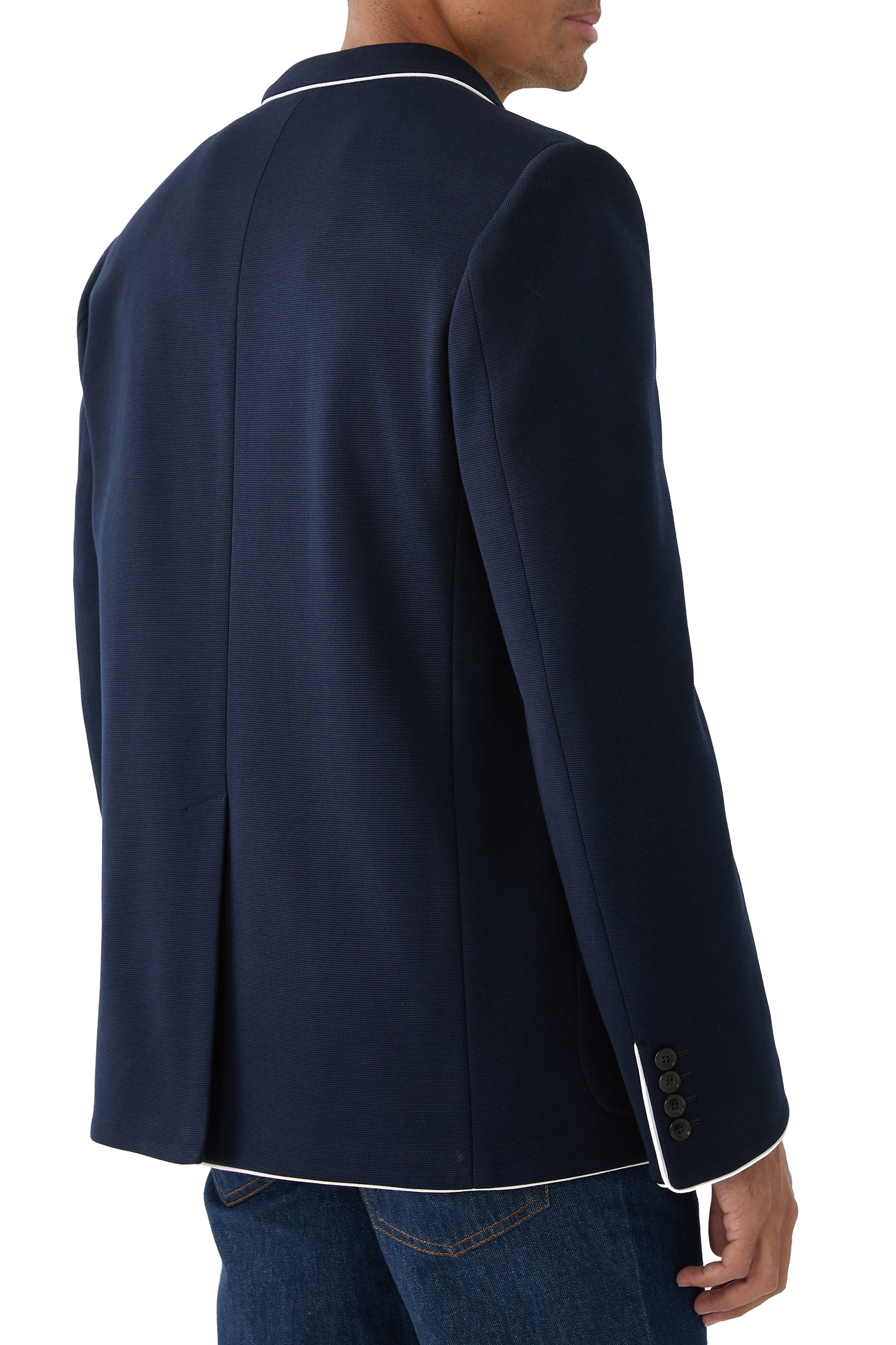 GG Embroidery Cotton Jersey Jacket