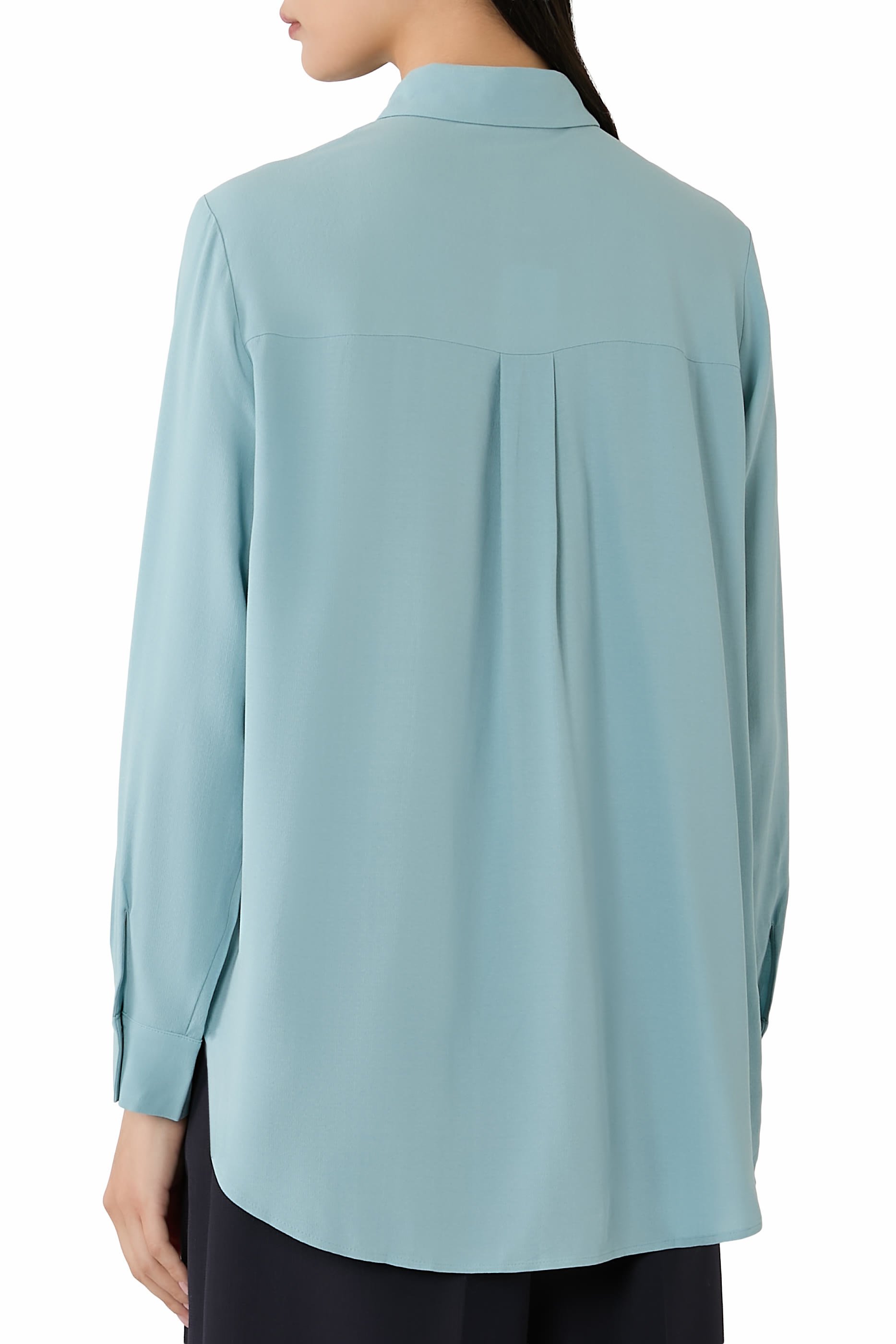 Organic Handkerchief Linen Classic Collar Shirt