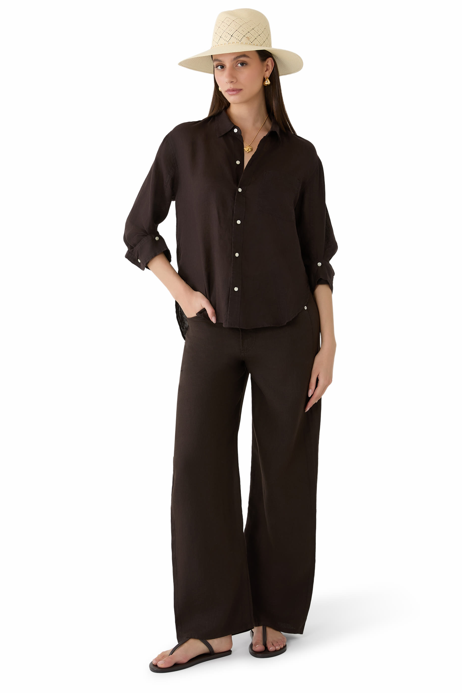 Blanche Openwork-Design Hat